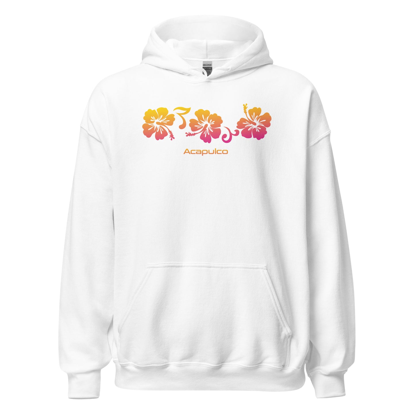 Acapulco Mexico Unisex Hoodie Top Sweatshirt Hibiscus Souvenir Vacation