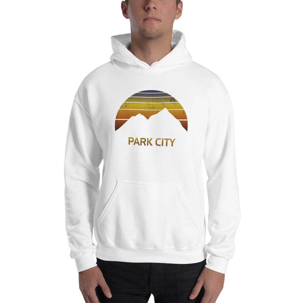 Retro Park City Utah Ski Fan Unisex Hoodie Top Sweatshirt