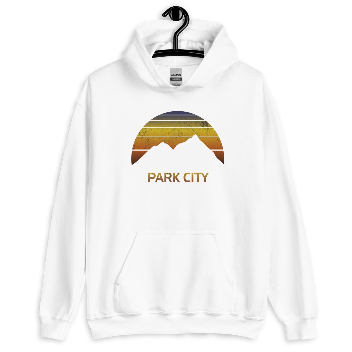 Retro Park City Utah Ski Fan Unisex Hoodie Top Sweatshirt