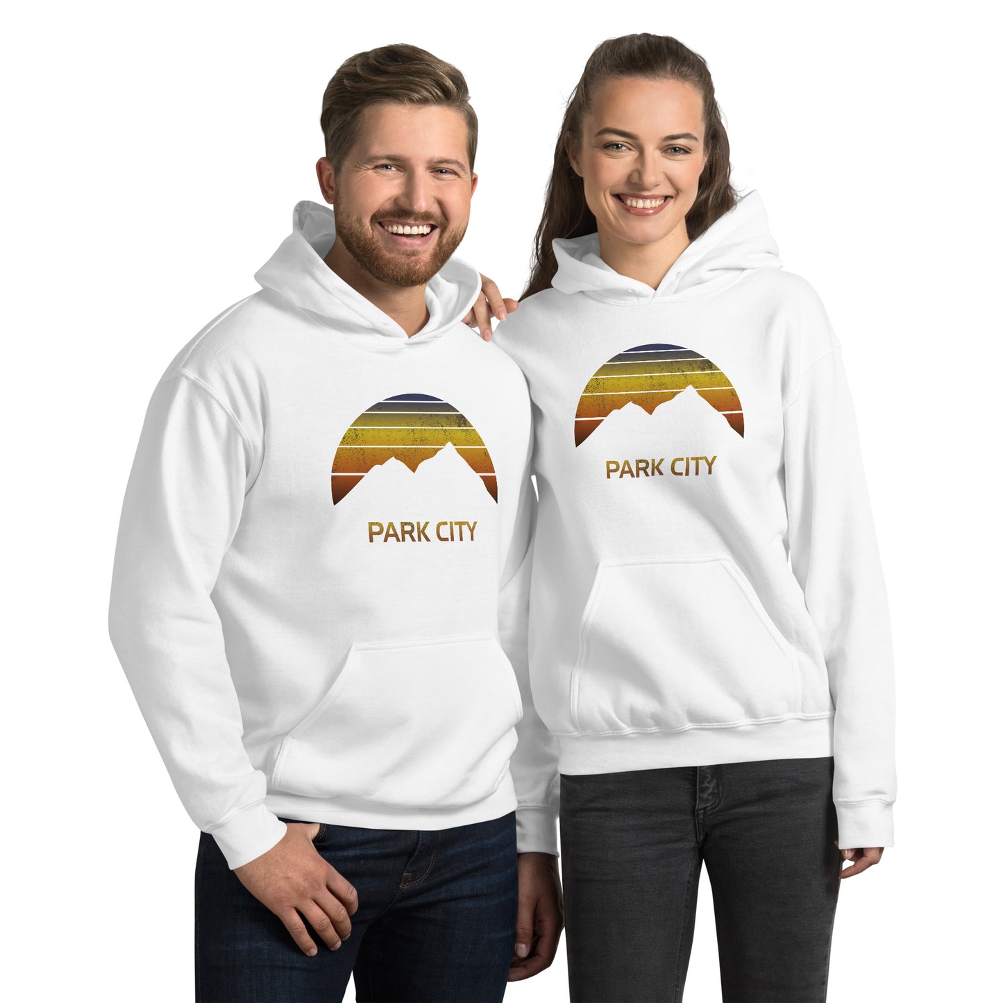 Retro Park City Utah Ski Fan Unisex Hoodie Top Sweatshirt