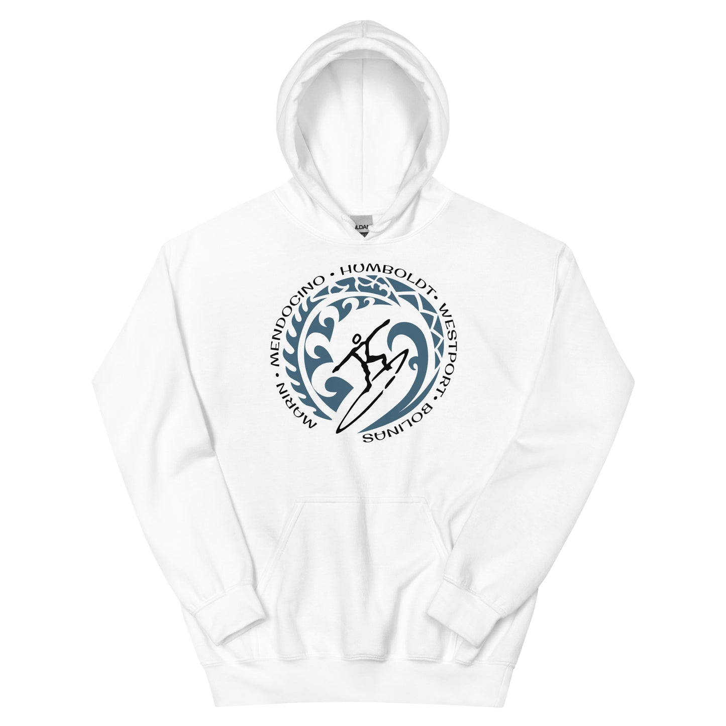 Northern California Beach Unisex Hoodie Vintage Surfing Fan Lover