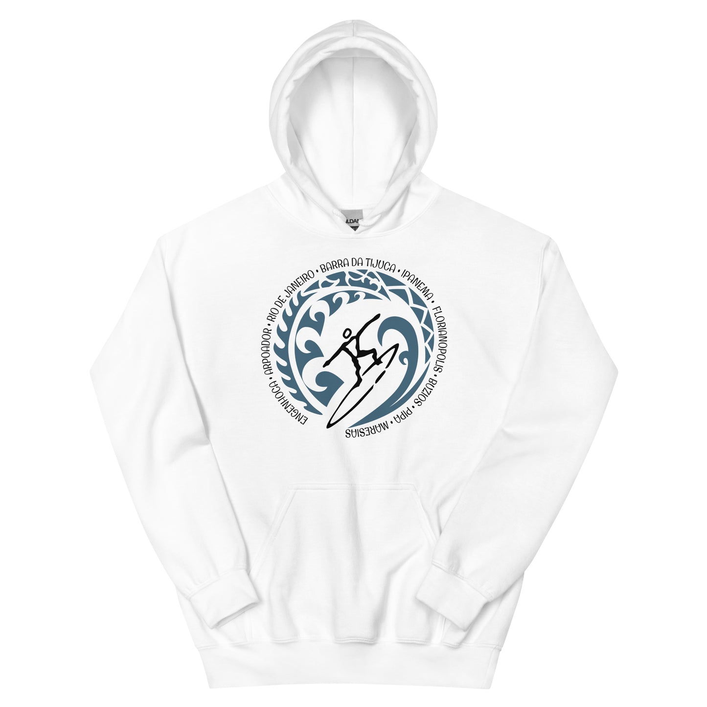 Brazil Brazilian Unisex Hoodie Top Sweatshirt Vintage Surfing Fan Lover
