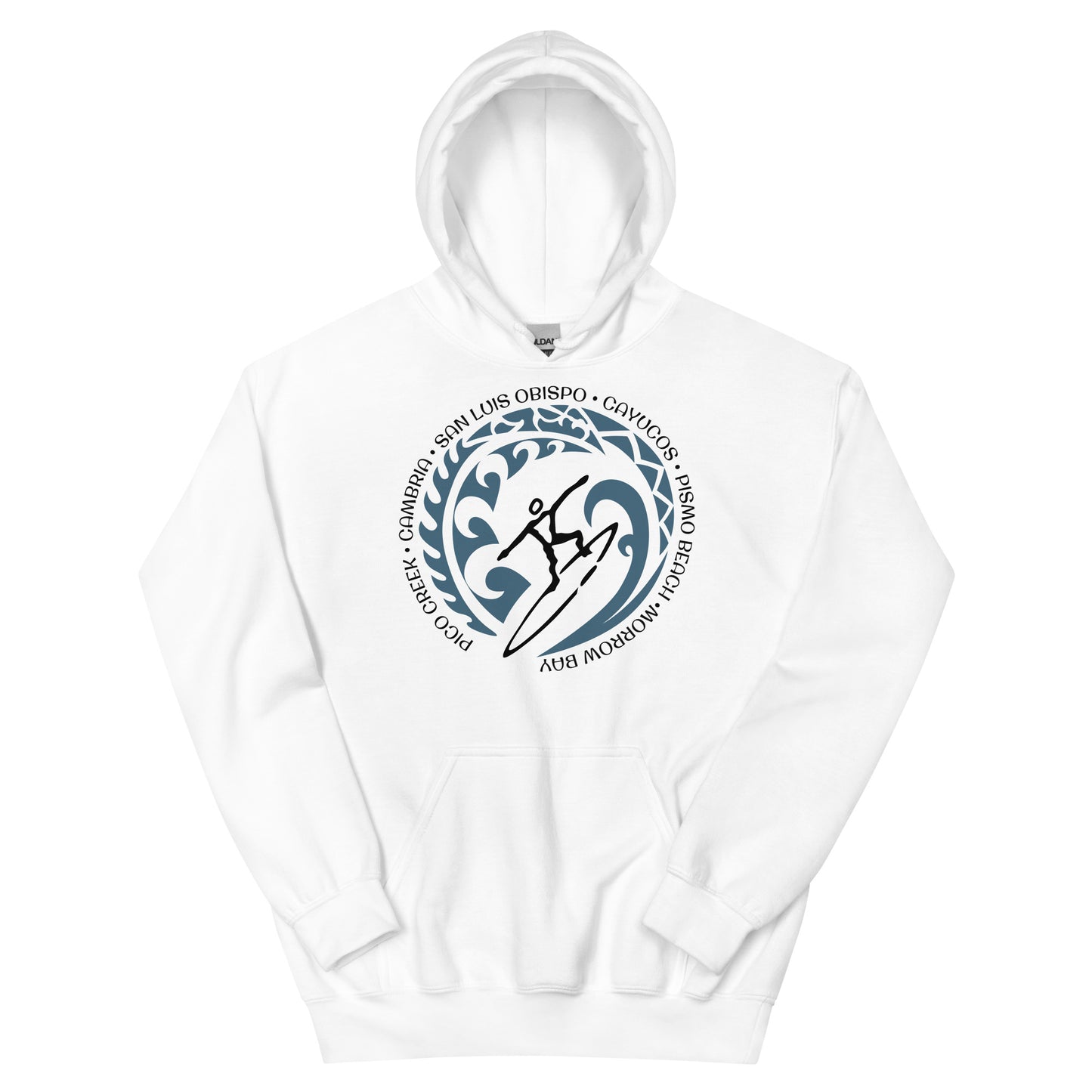 San Luis Obispo California Unisex Hoodie Top Sweatshirt Vintage Surfing Fan Lover