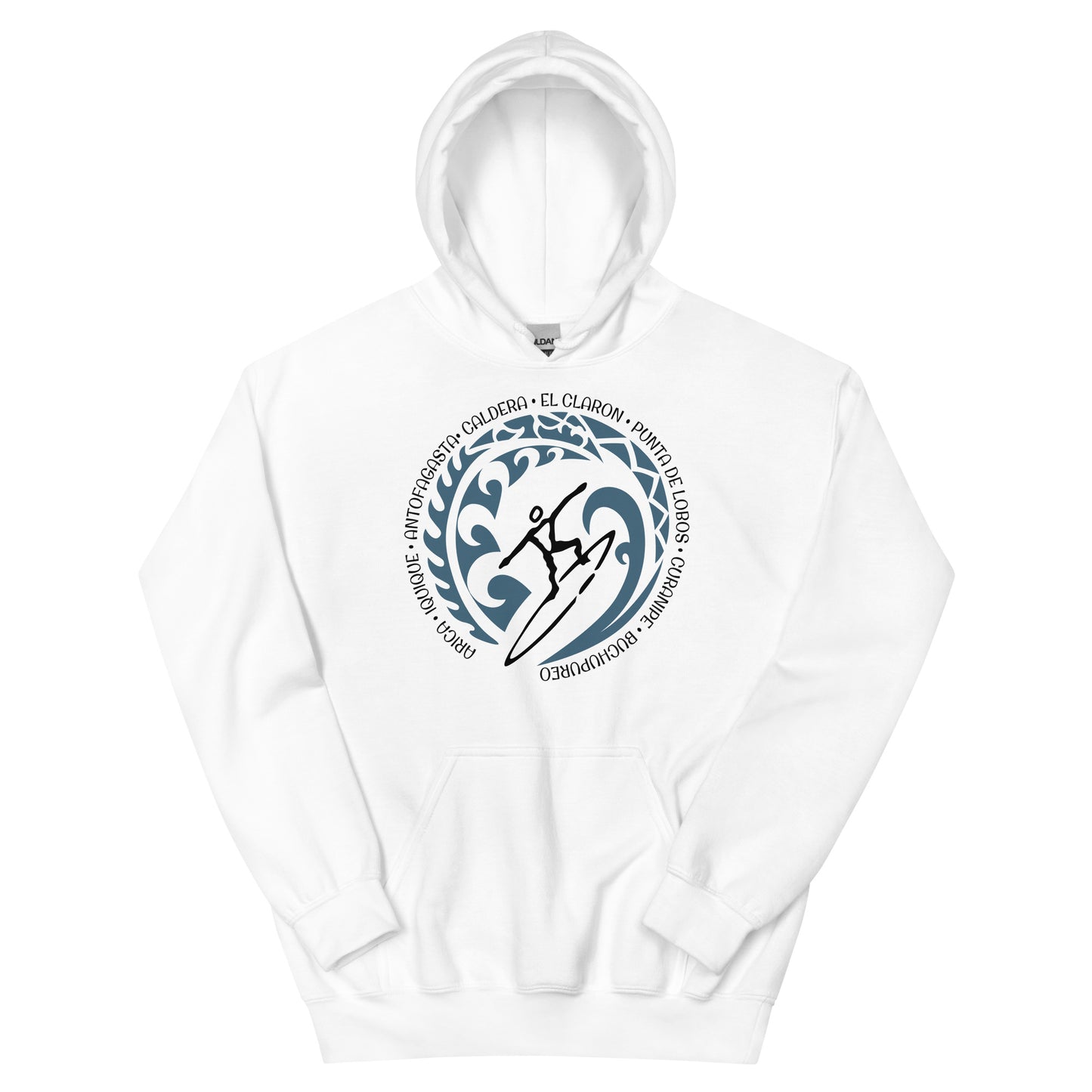 Chile Chilean Unisex Hoodie Top Sweatshirt Vintage Surfing Fan Lover