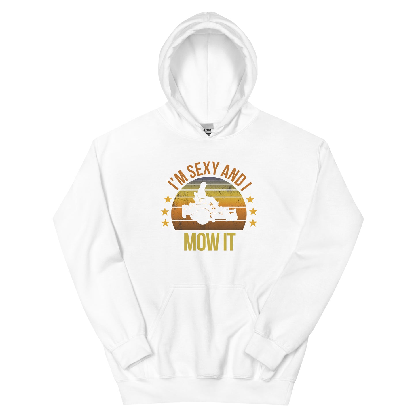 Funny Lawn Mowing Mower Fan Quote Joke Sarcastic Gifts Unisex Hoodie Top Sweatshirt
