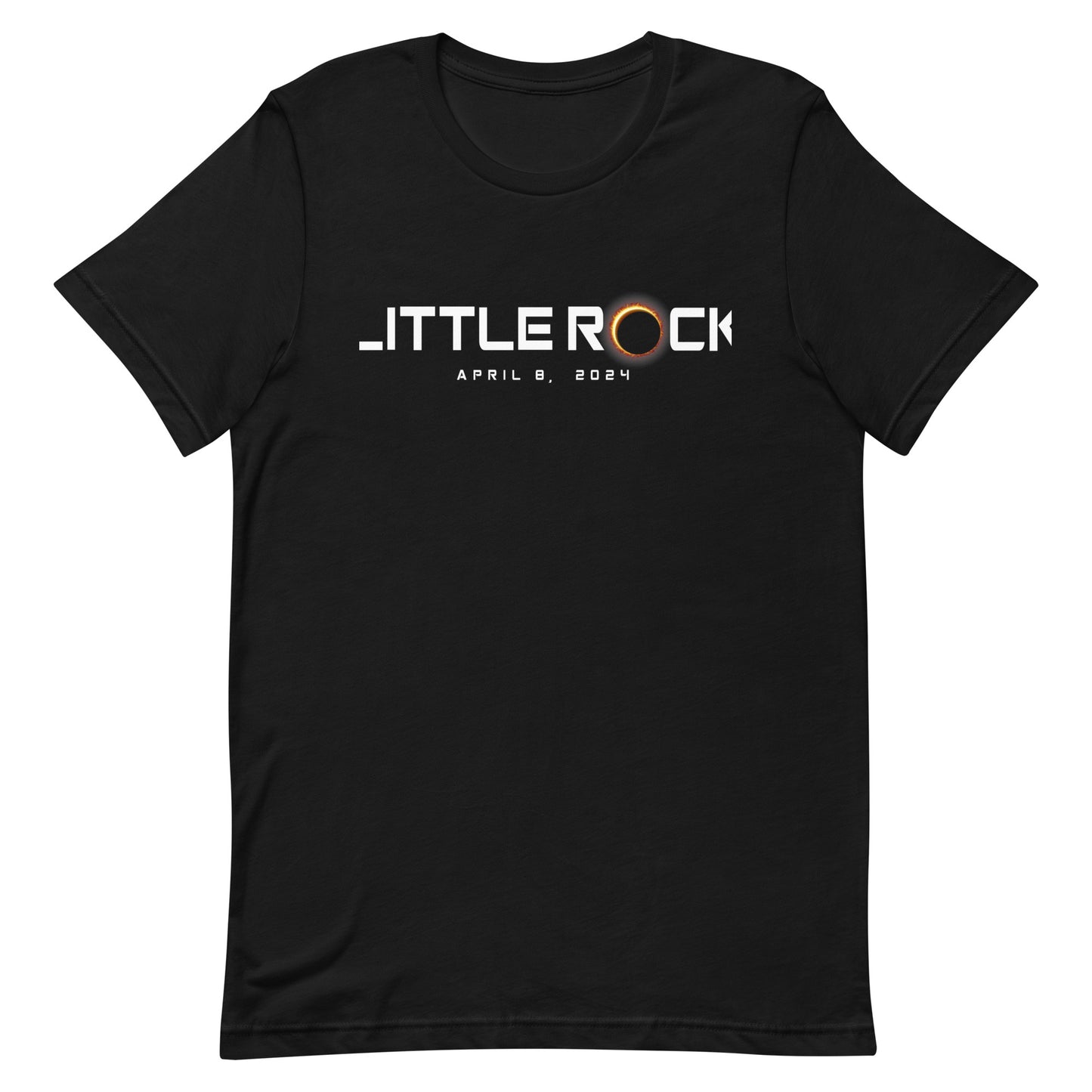Little Rock Arkansas 2024 Eclipse Souvenir April 8 Unisex T-Shirt