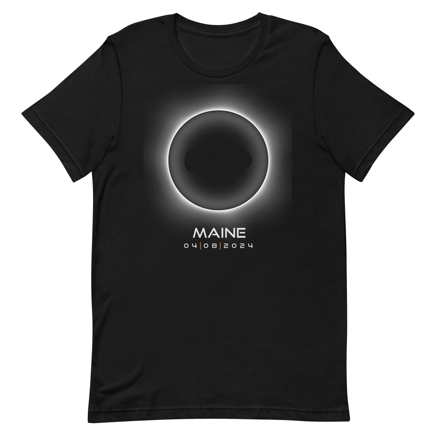 2024 Maine Eclipse Souvenir Memento April 8 Solar Unisex T-Shirt