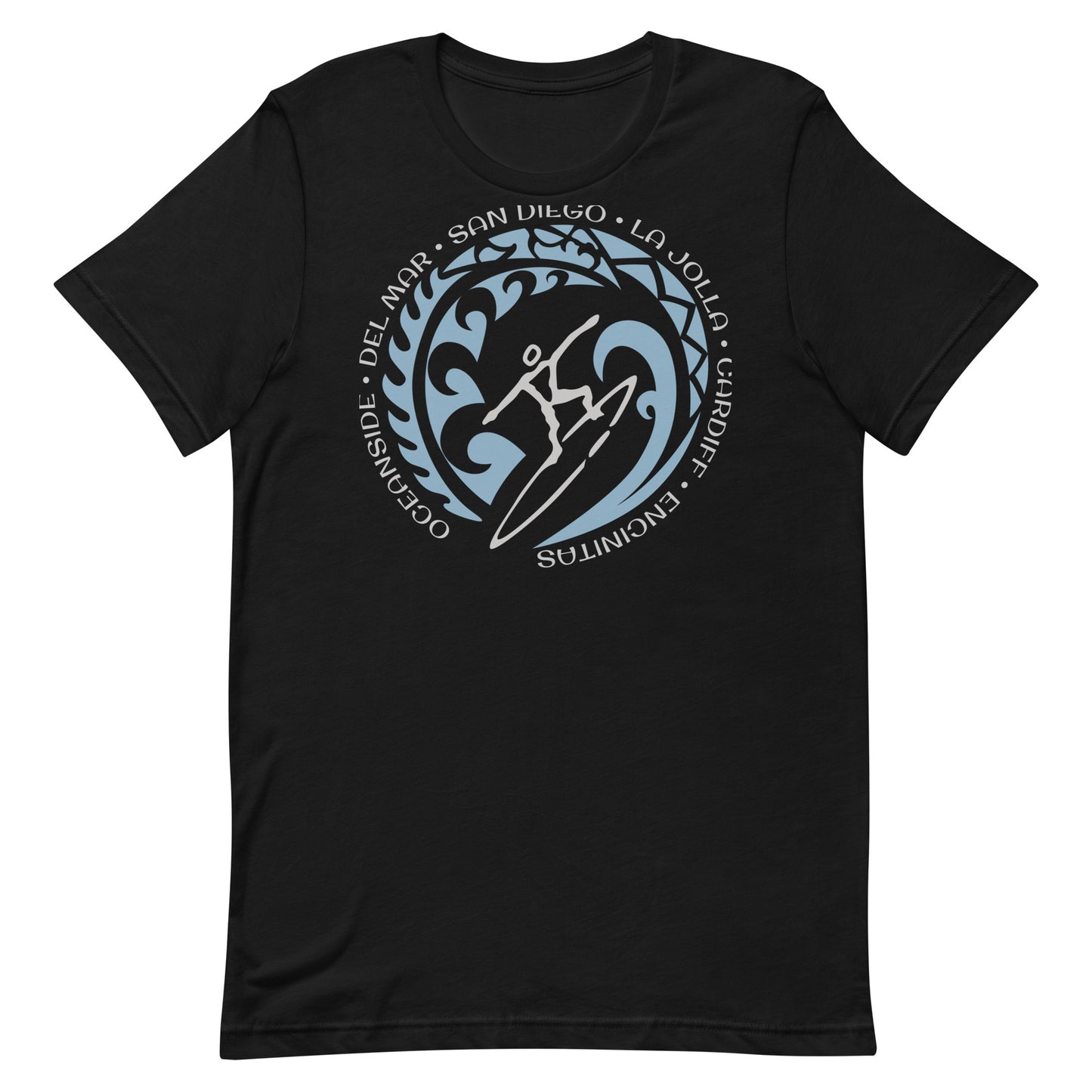 San Diego California Area Unisex T-Shirt Vintage Surfing Fan Lover