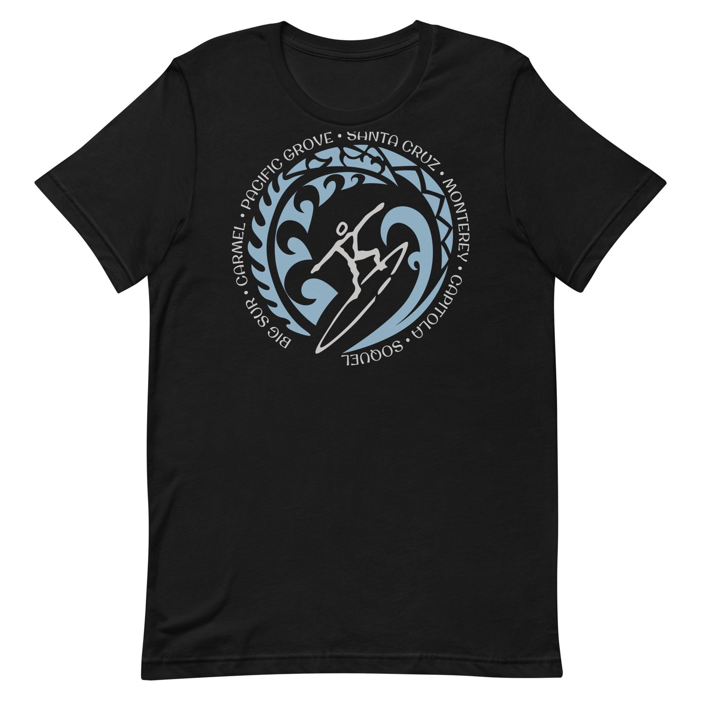 Carmel Santa Cruz Unisex T-Shirt Vintage Surfing Fan Lover