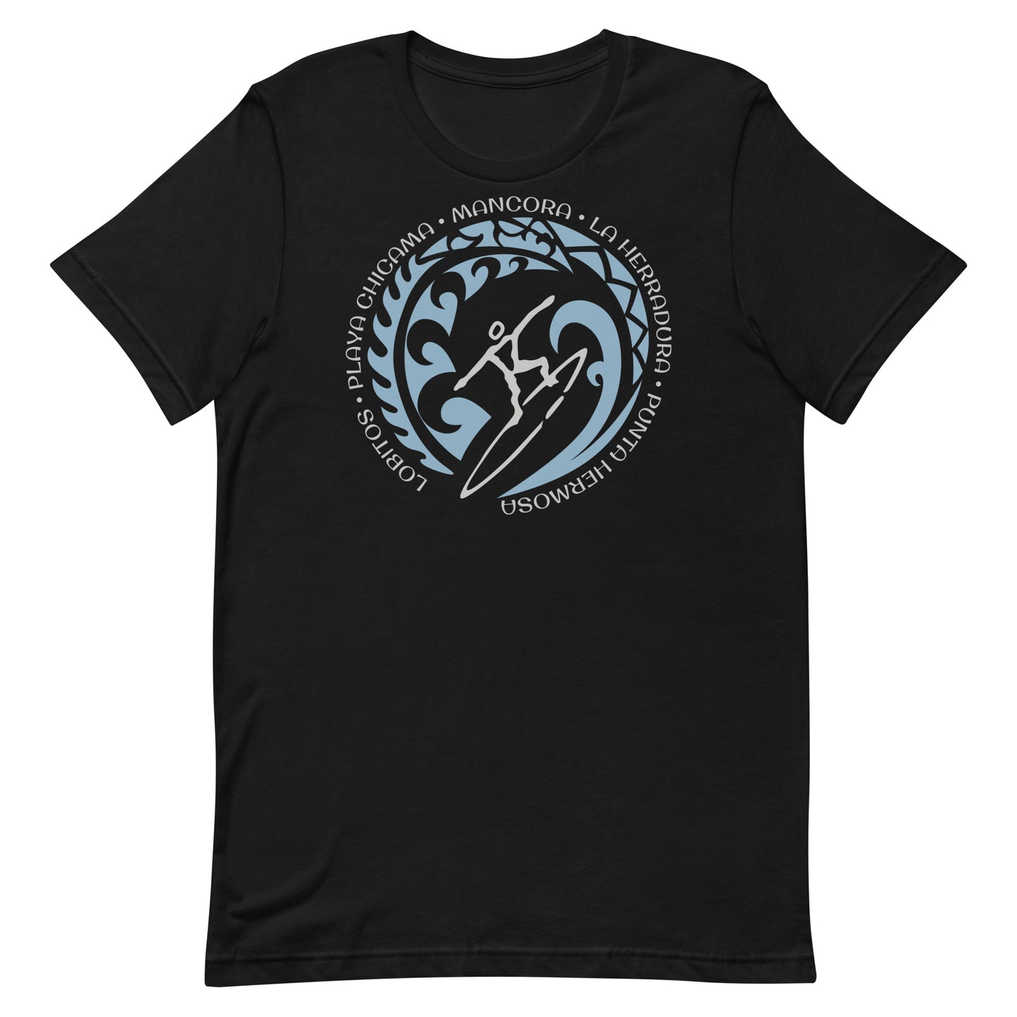 Peru Puervian Beach Surfer Unisex T-Shirt Vintage Surfing Fan