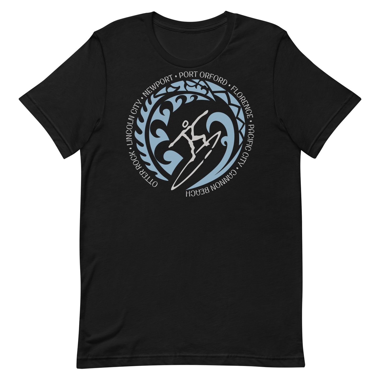 Oregon Surfer Coast Unisex T-Shirt Vintage Surfing Fan Lover