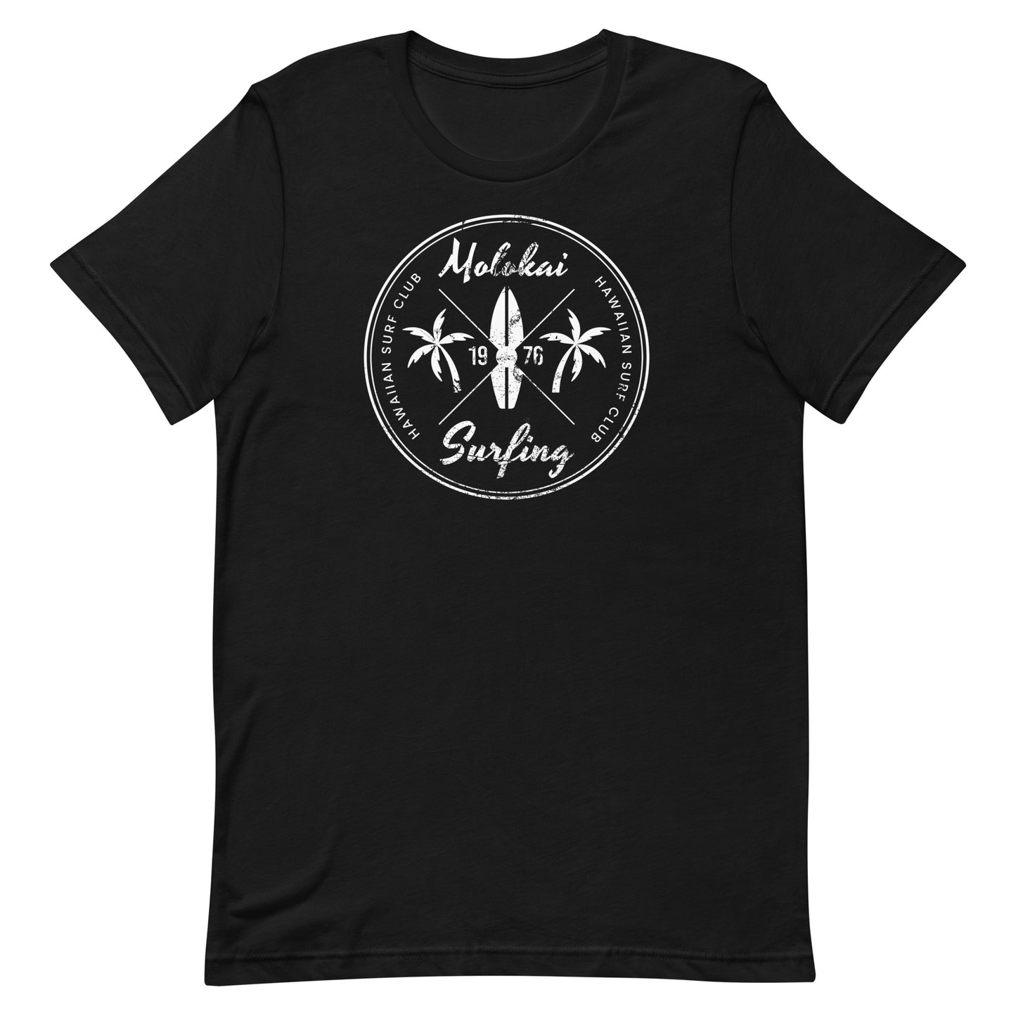 Vintage Molokai Hawaii Surfing Fan Surfer Surf Unisex T-Shirt