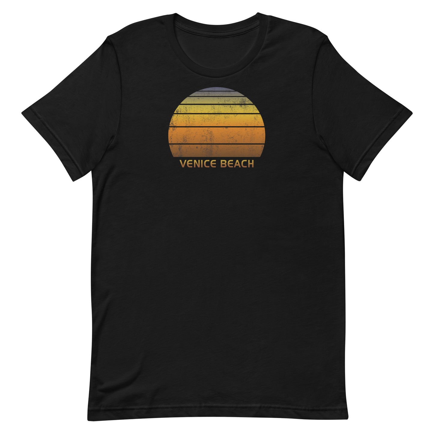 Retro Venice Beach California Vintage Sunset Vacation Souvenir Unisex T-Shirt