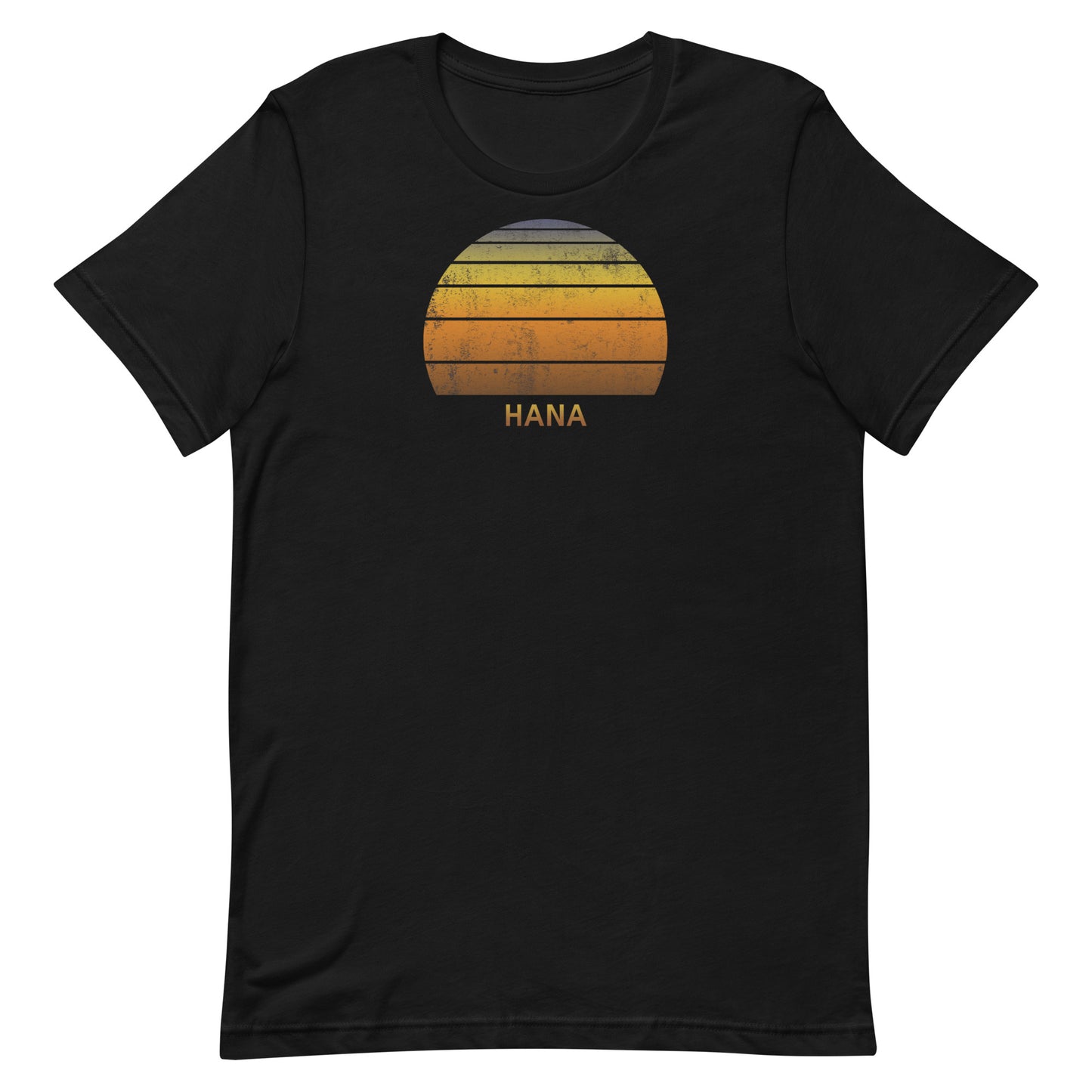 Retro Hana Maui Hawaii Vintage Sunset Vacation Souvenir Unisex T-Shirt