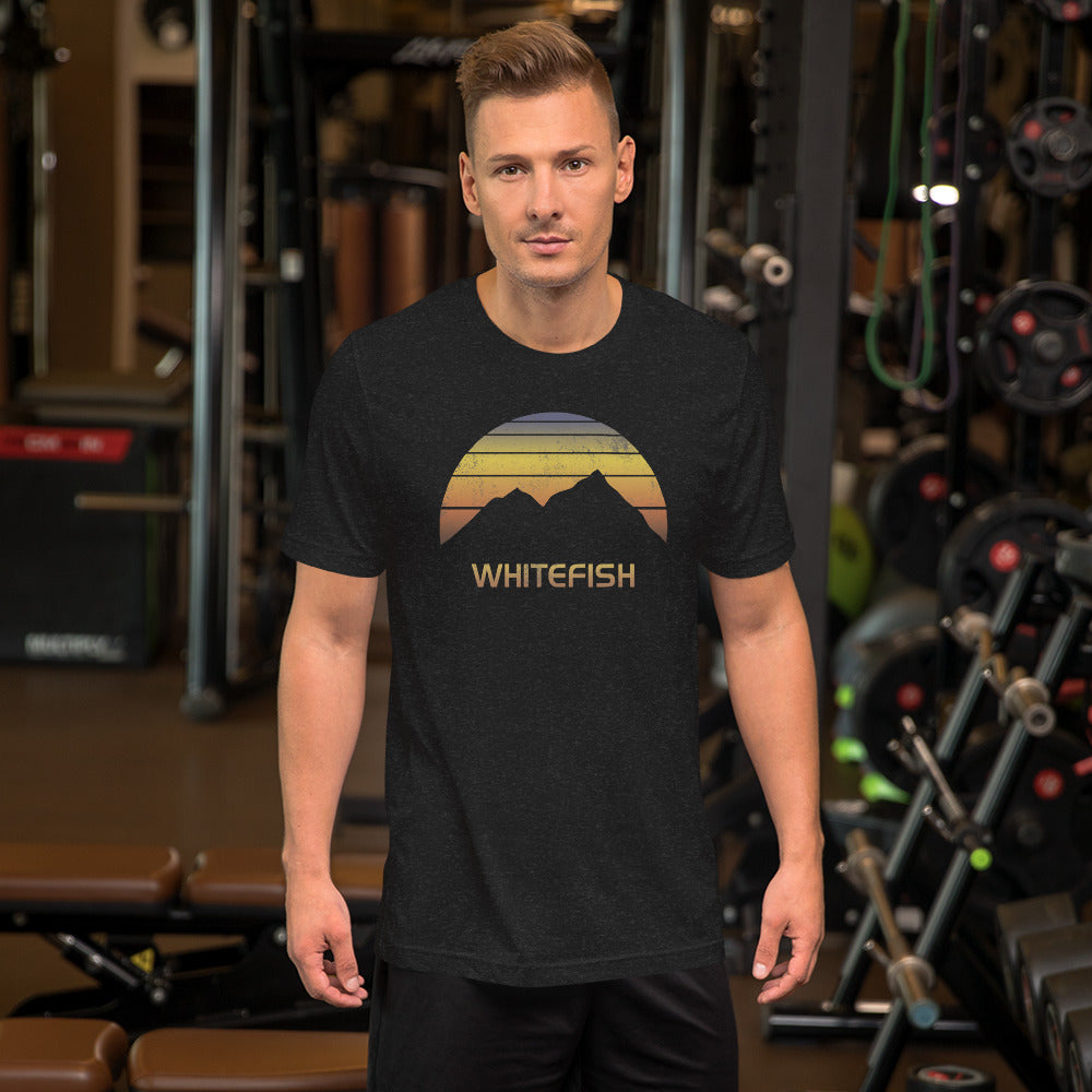 Retro Whitefish Montana Unisex T-Shirt