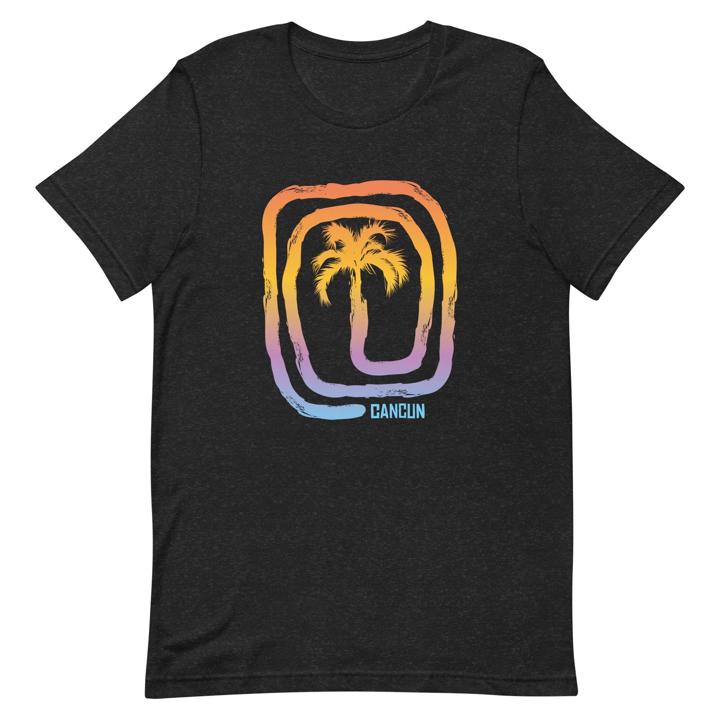 Cool Cancun Mexico Beach Palm Tree Vacation Souvenir Unisex T-Shirt