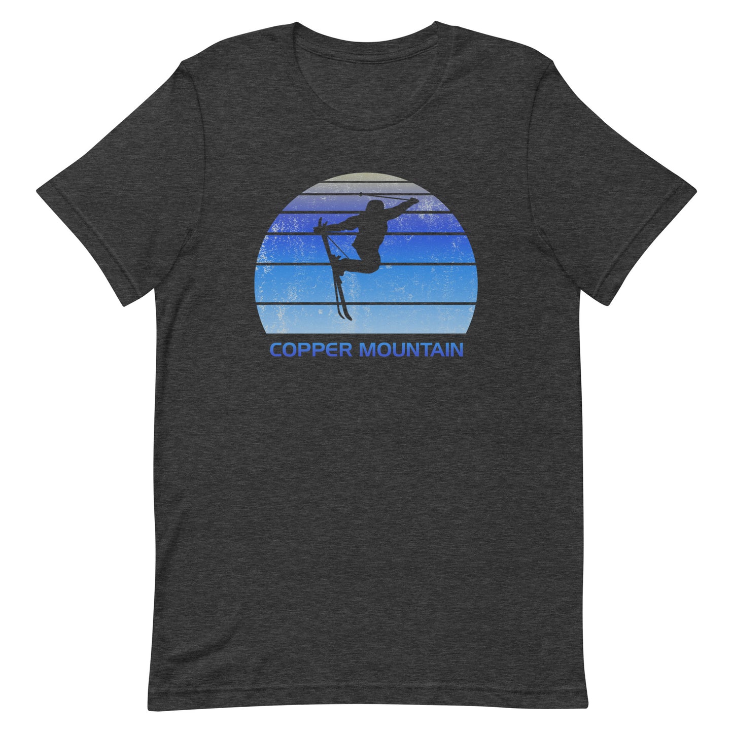 Retro Copper Mountain Ski Fan Skier Gift Skiing Vintage Cool Unisex T-Shirt