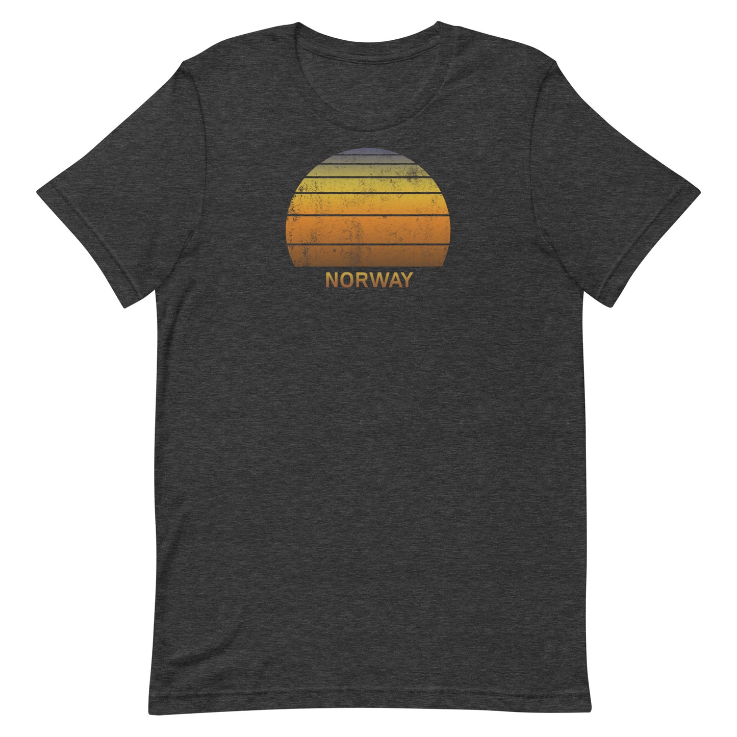 Retro Norway Vintage Sunset Vacation Souvenir Unisex T-Shirt
