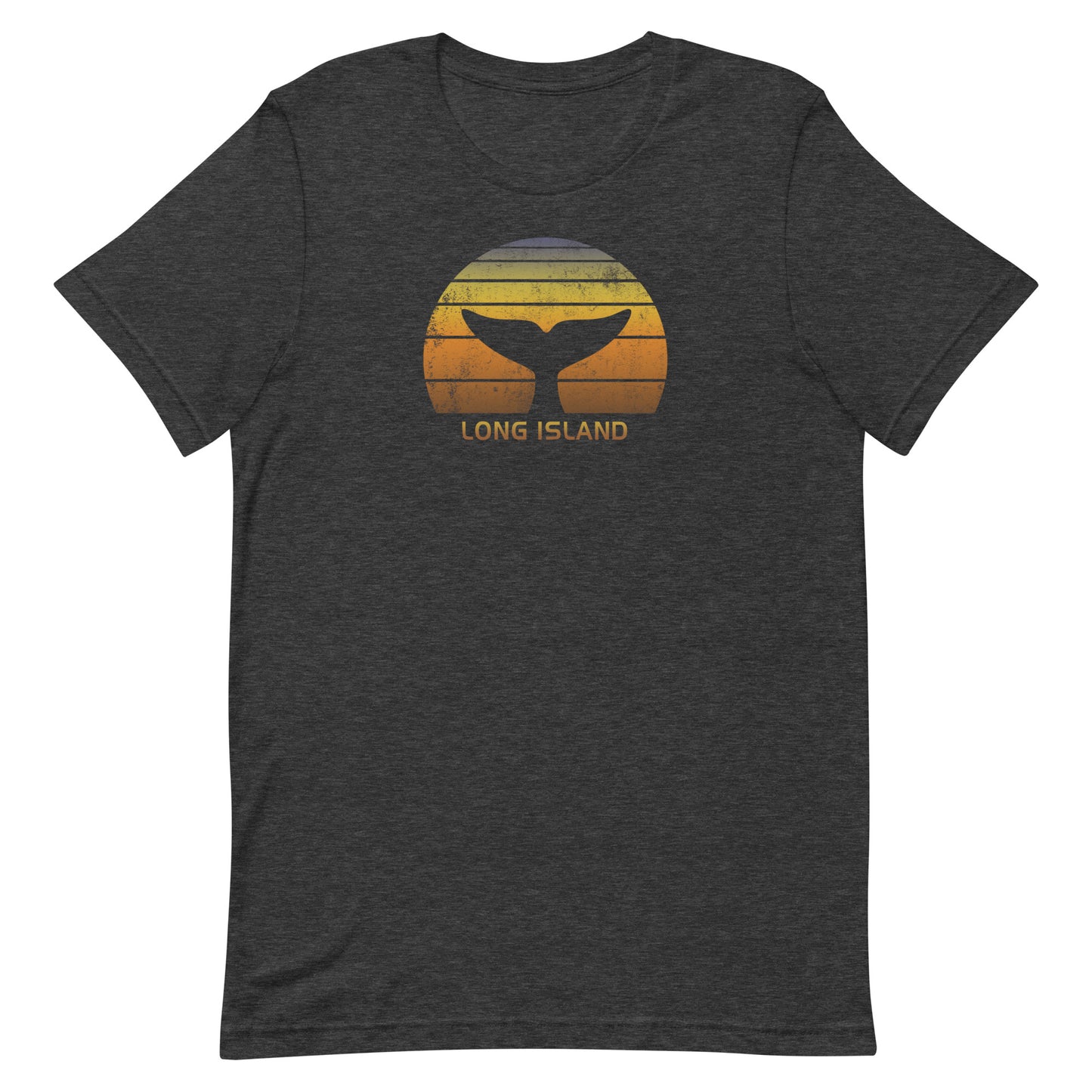 Long Island New York Whale Watching Fan Retro Sunset Unisex T-Shirt