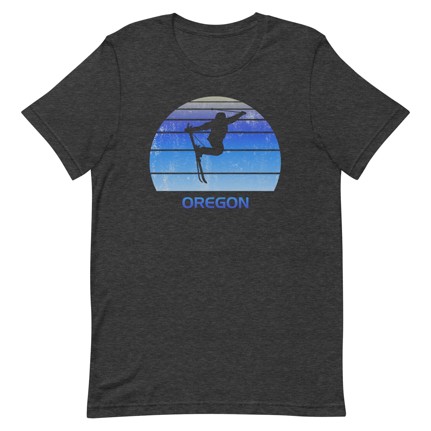 Retro Oregon Ski Fan Skier Gift Skiing Vintage Cool Unisex T-Shirt