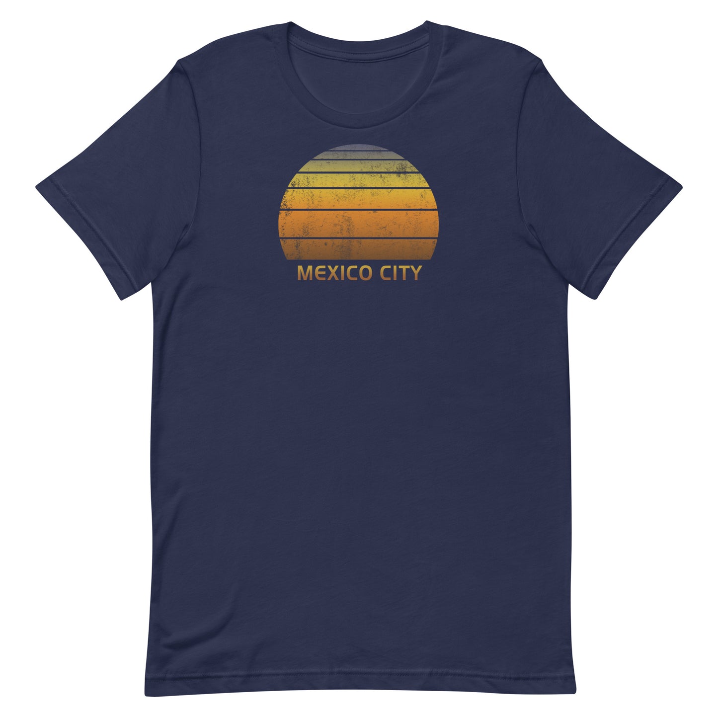 Retro Mexico City Mexico Vintage Sunset Vacation Souvenir Unisex T-Shirt