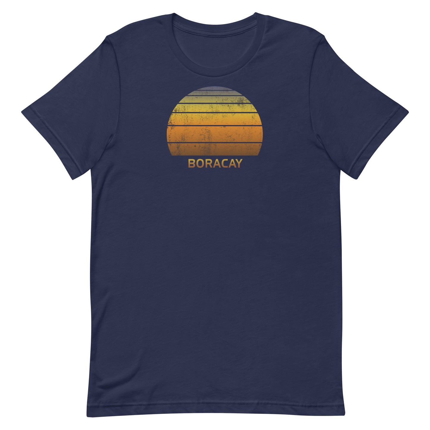 Retro Boracay Philippines Vintage Sunset Vacation Souvenir Unisex T-Shirt