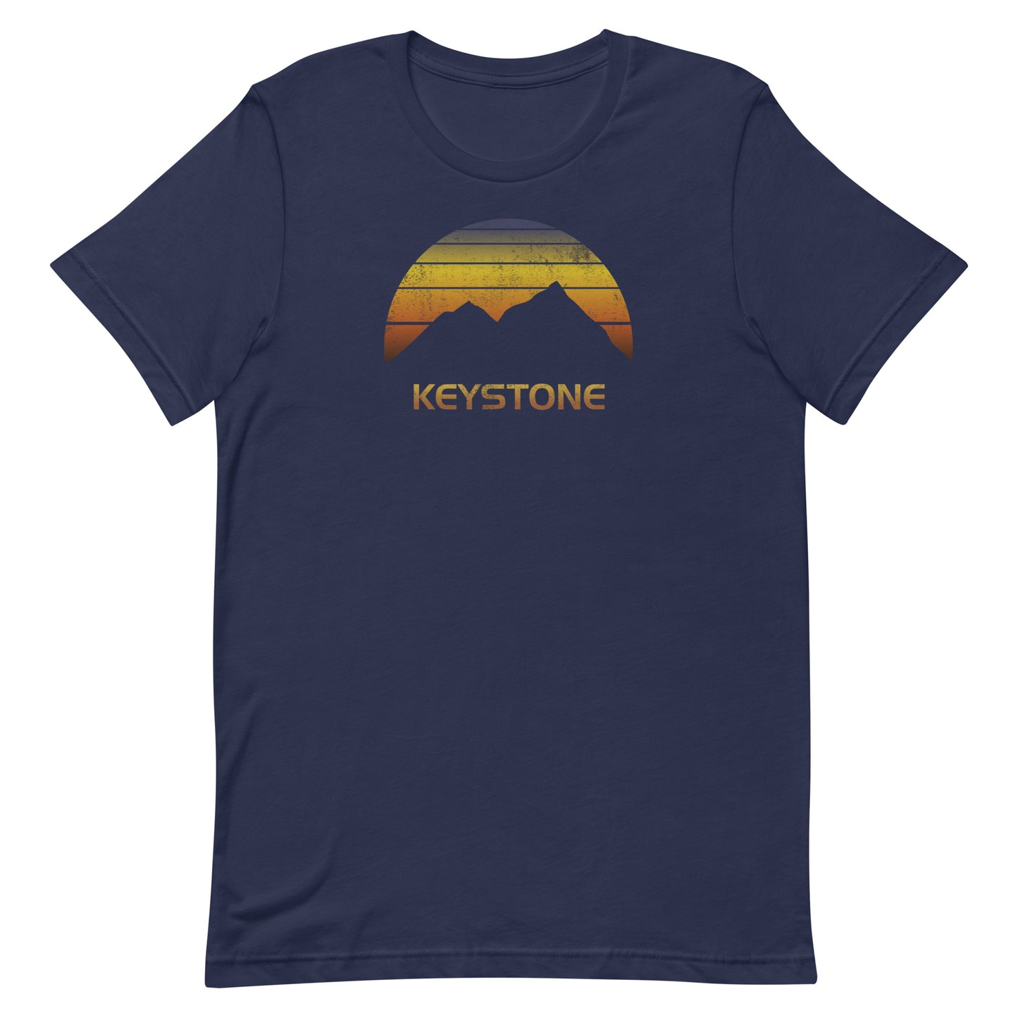 Vintage Keystone Ski Snowboard Skier Fan Gift Retro Unisex T-Shirt