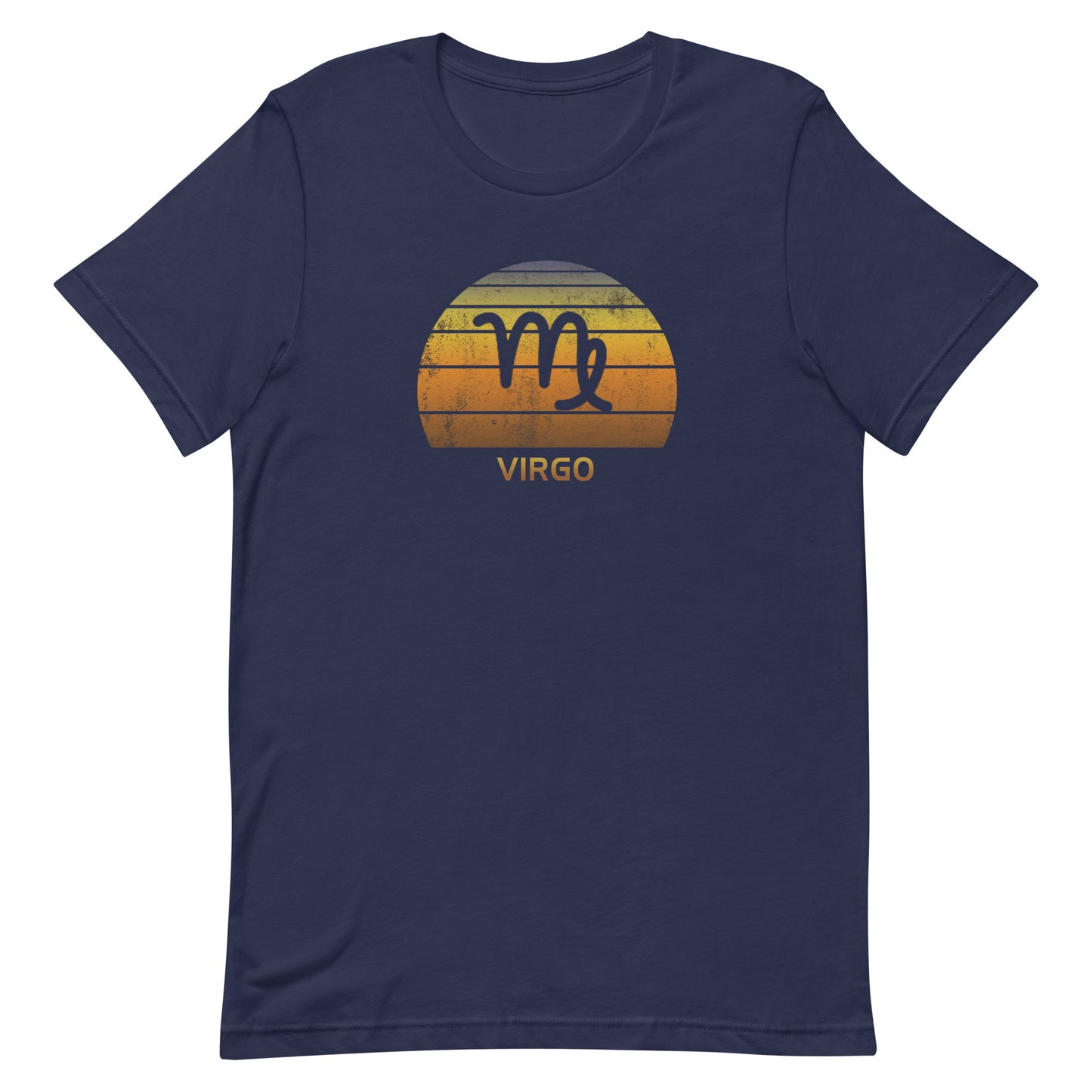 Virgo Zodiac Sign Birthday Gift Symbol Retro Unisex T-Shirt