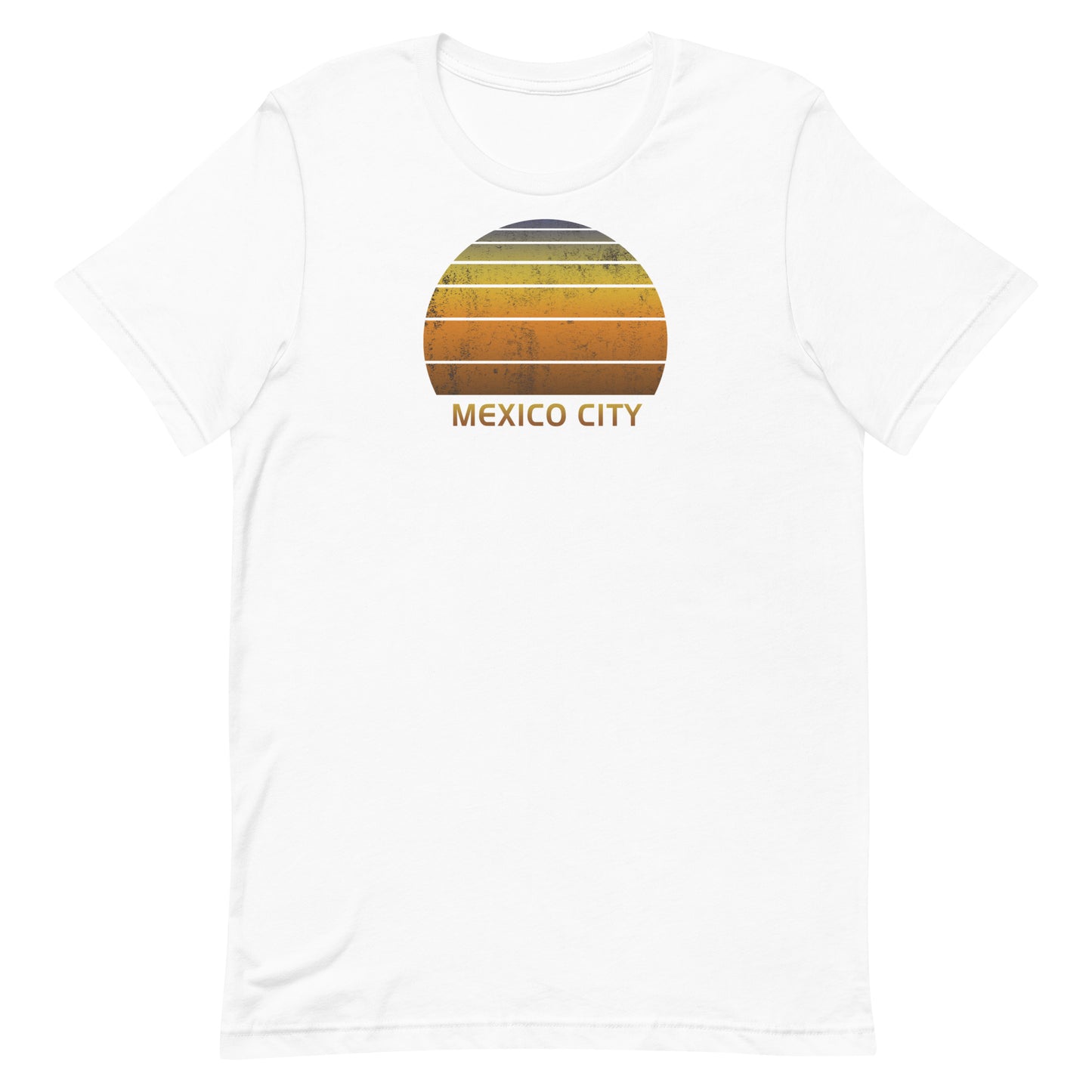 Retro Mexico City Mexico Vintage Sunset Vacation Souvenir Unisex T-Shirt