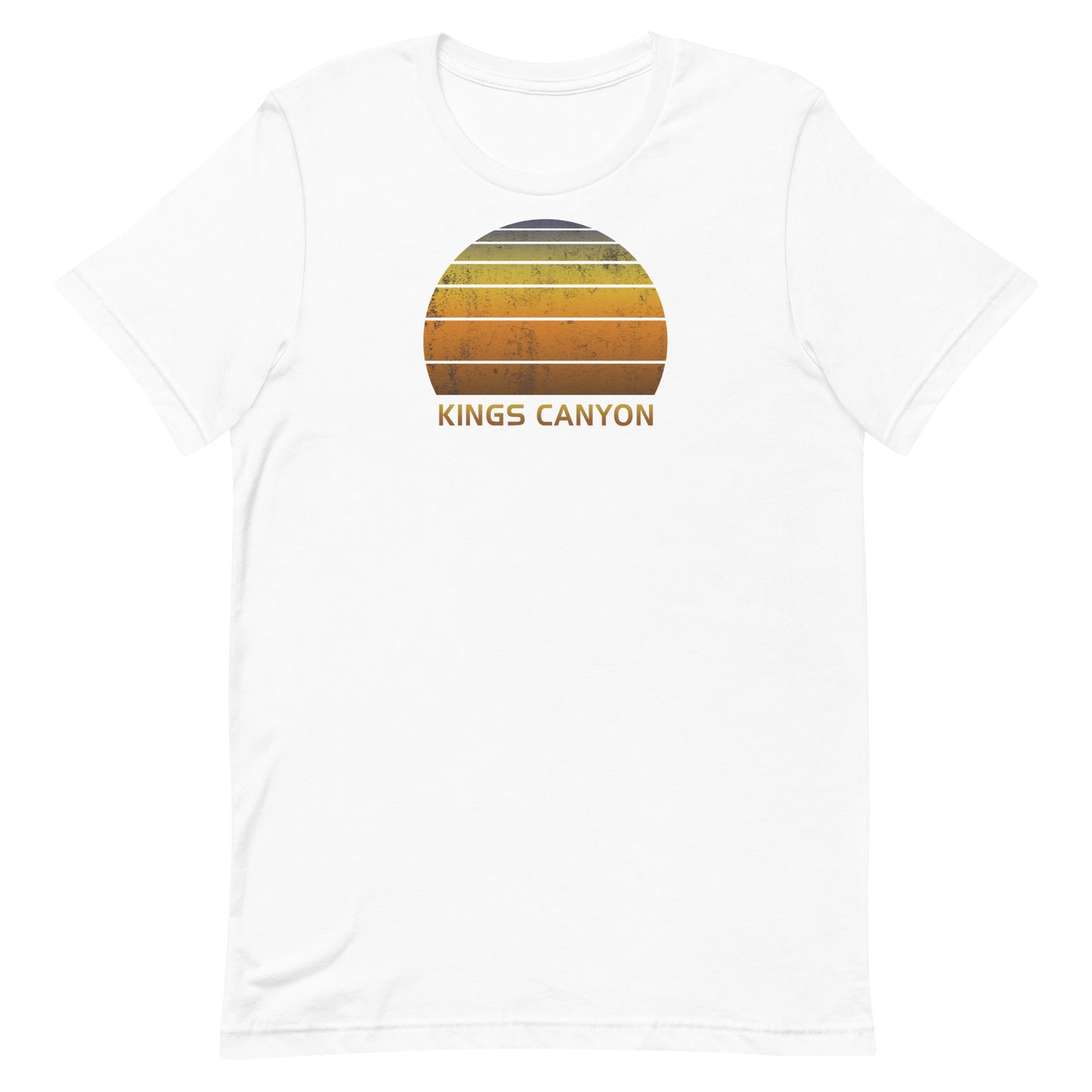Retro Kings Canyon National Park Vintage Sunset Vacation Souvenir Unisex T-Shirt