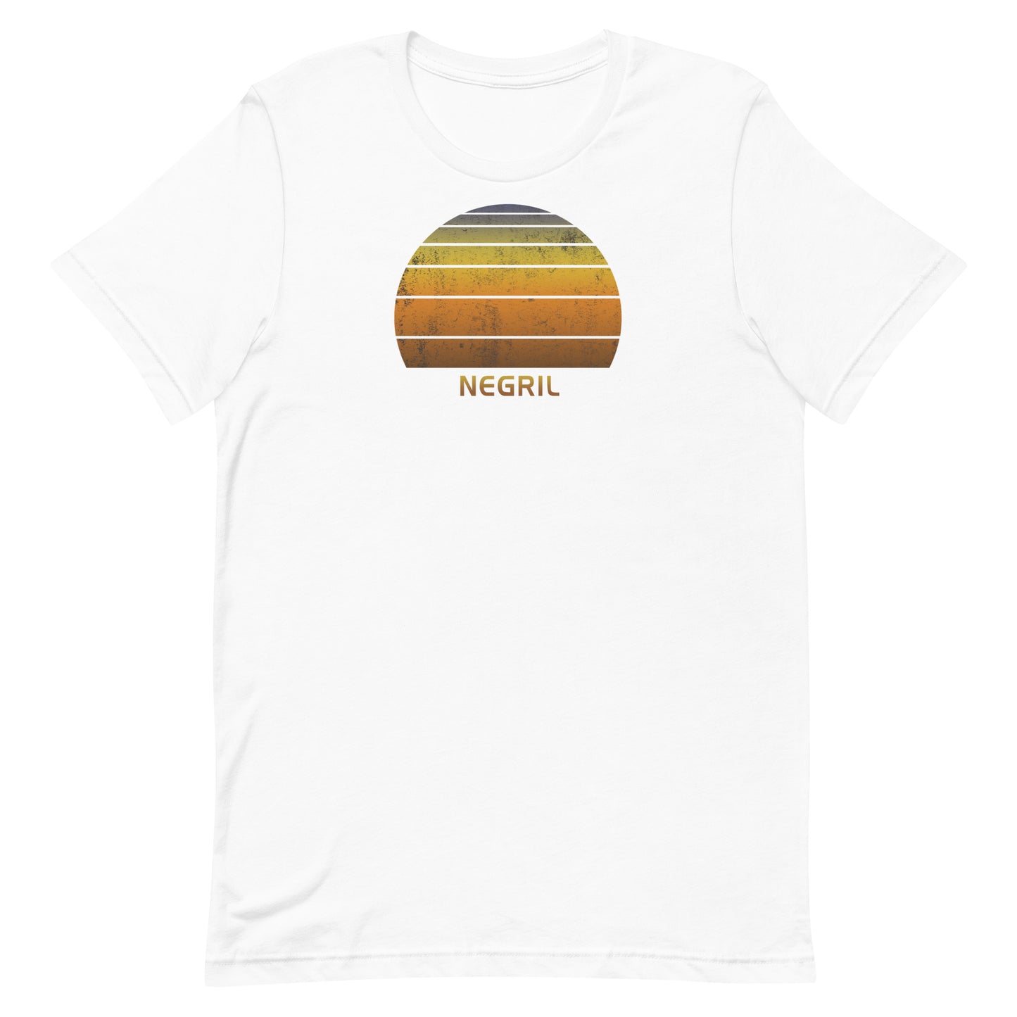 Retro Negril Jamaica Vintage Sunset Vacation Souvenir Unisex T-Shirt