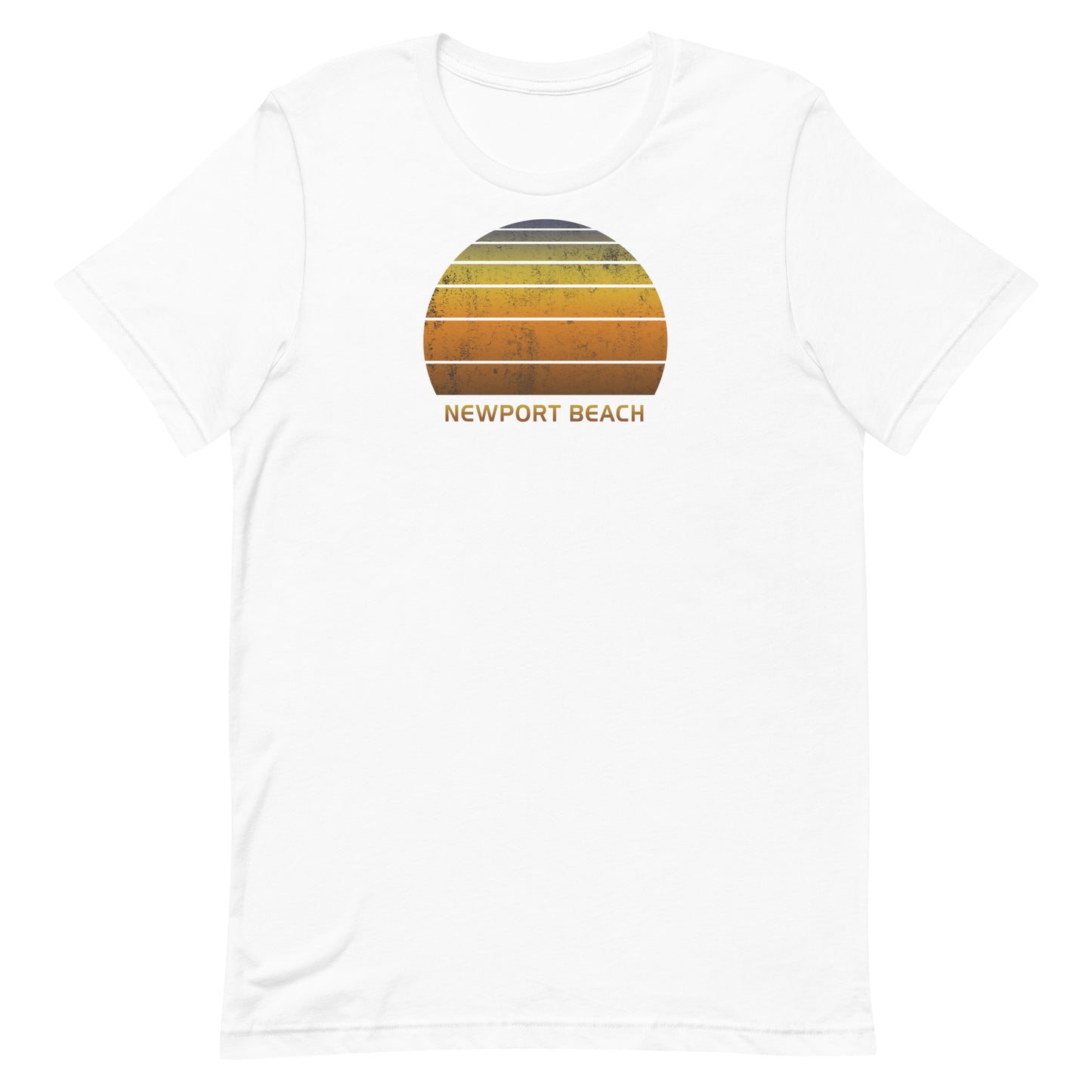 Retro Newport Beach California Vintage Sunset Vacation Souvenir Unisex T-Shirt