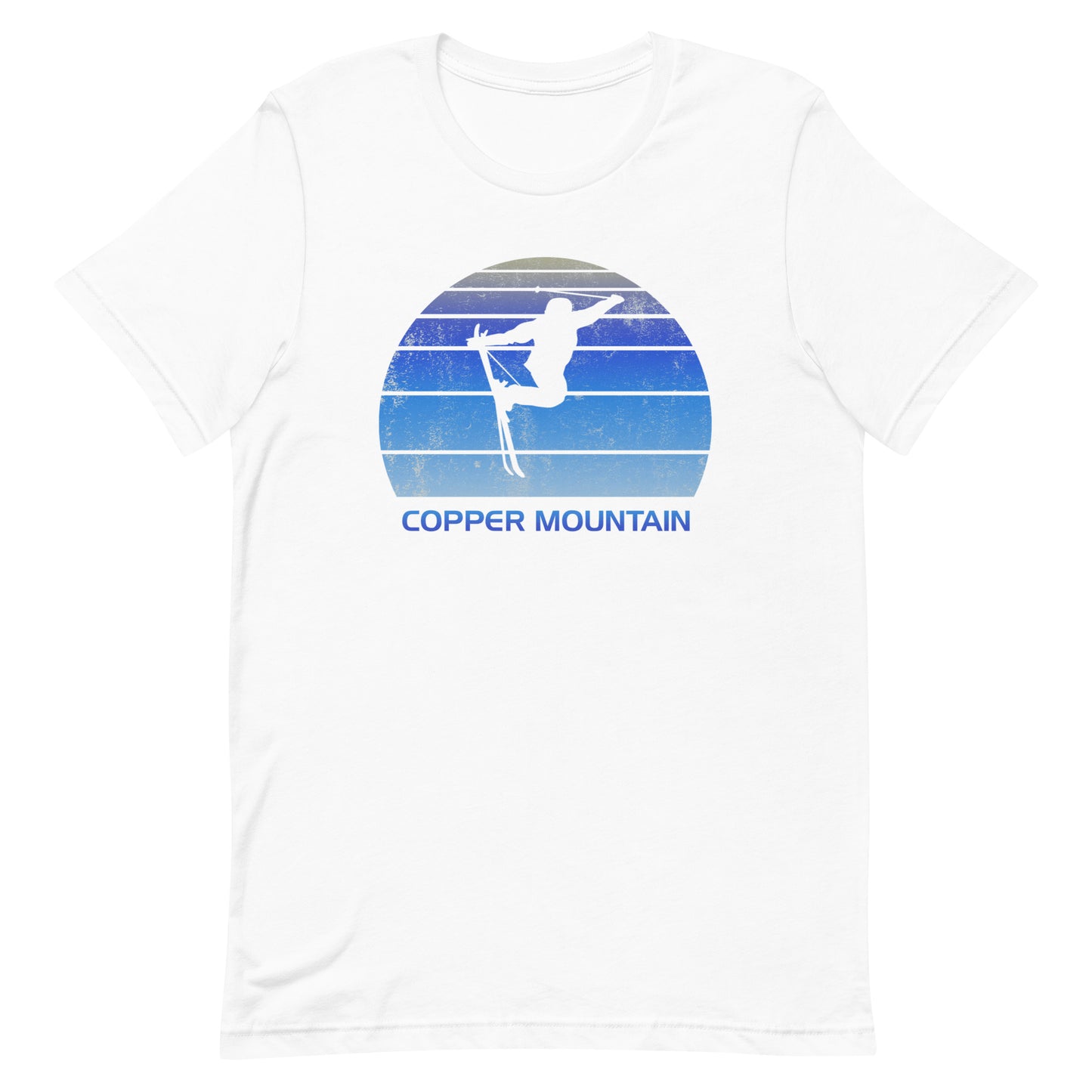 Retro Copper Mountain Ski Fan Skier Gift Skiing Vintage Cool Unisex T-Shirt