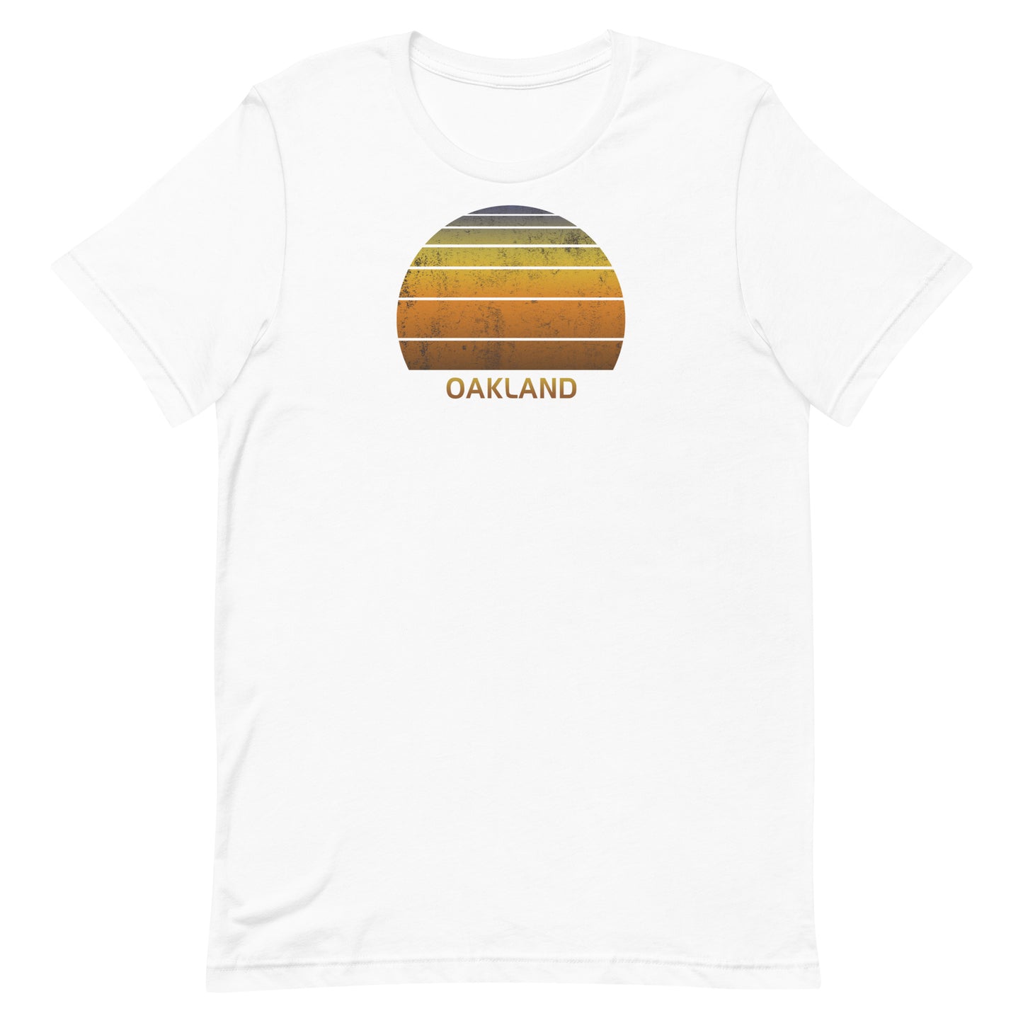 Retro Oakland California Vintage Sunset Vacation Souvenir Unisex T-Shirt