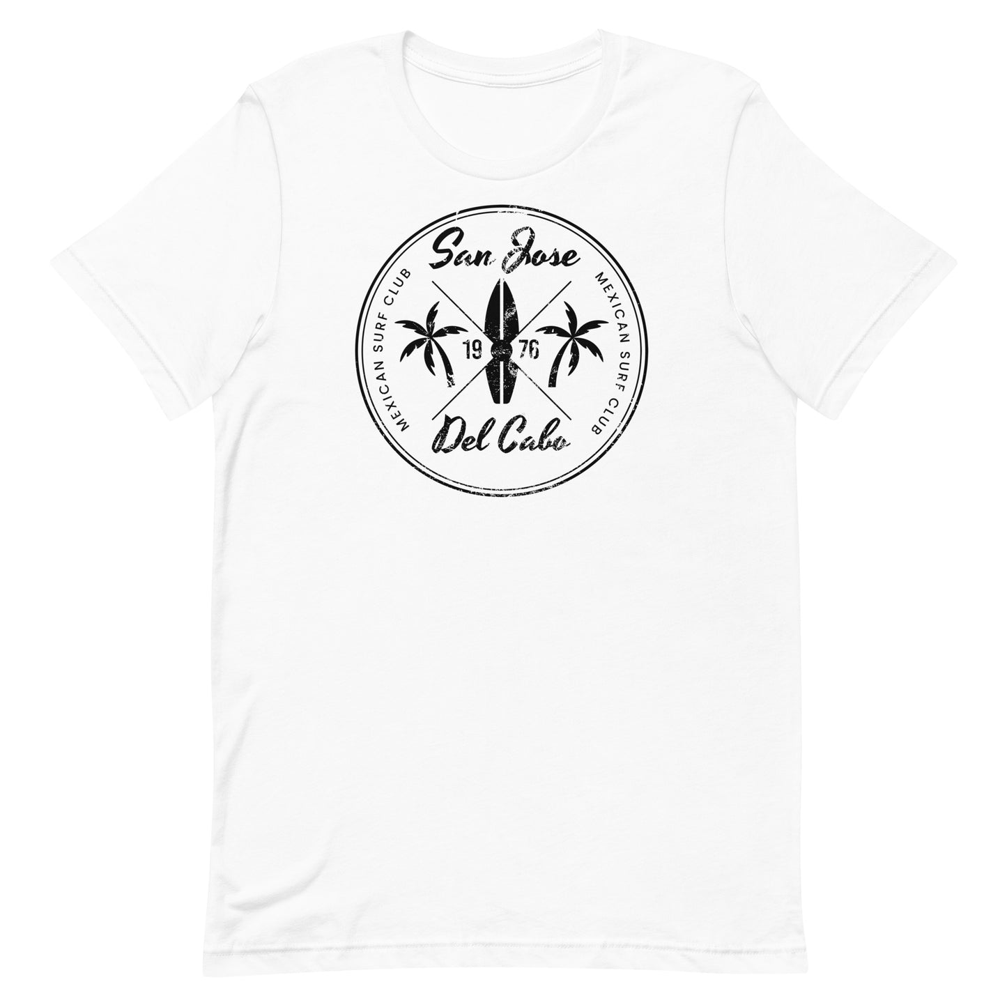 Retro San Jose Del Cabo Mexico Beach Surfing Fan Vacation Souvenir Unisex T-Shirt