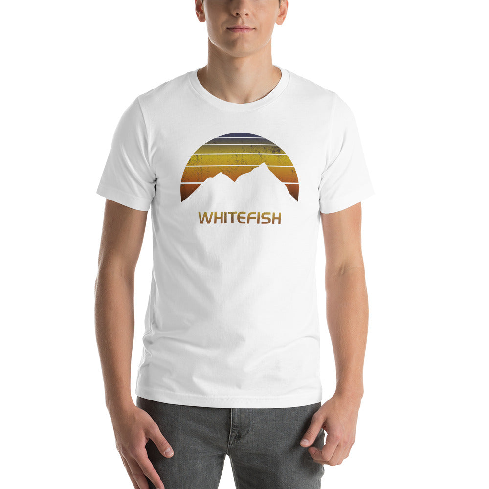 Retro Whitefish Montana Unisex T-Shirt