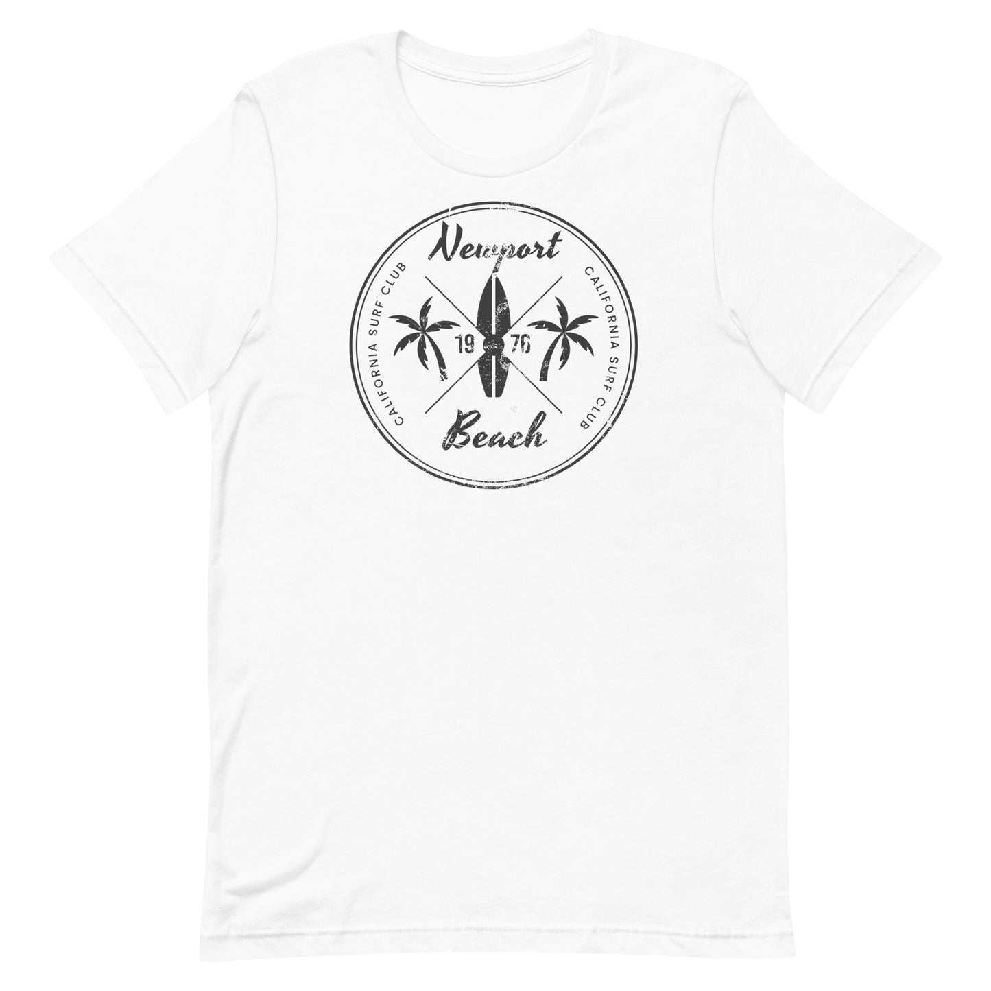 Vintage Newport Beach California Surfing Fan Surfer Unisex T-Shirt