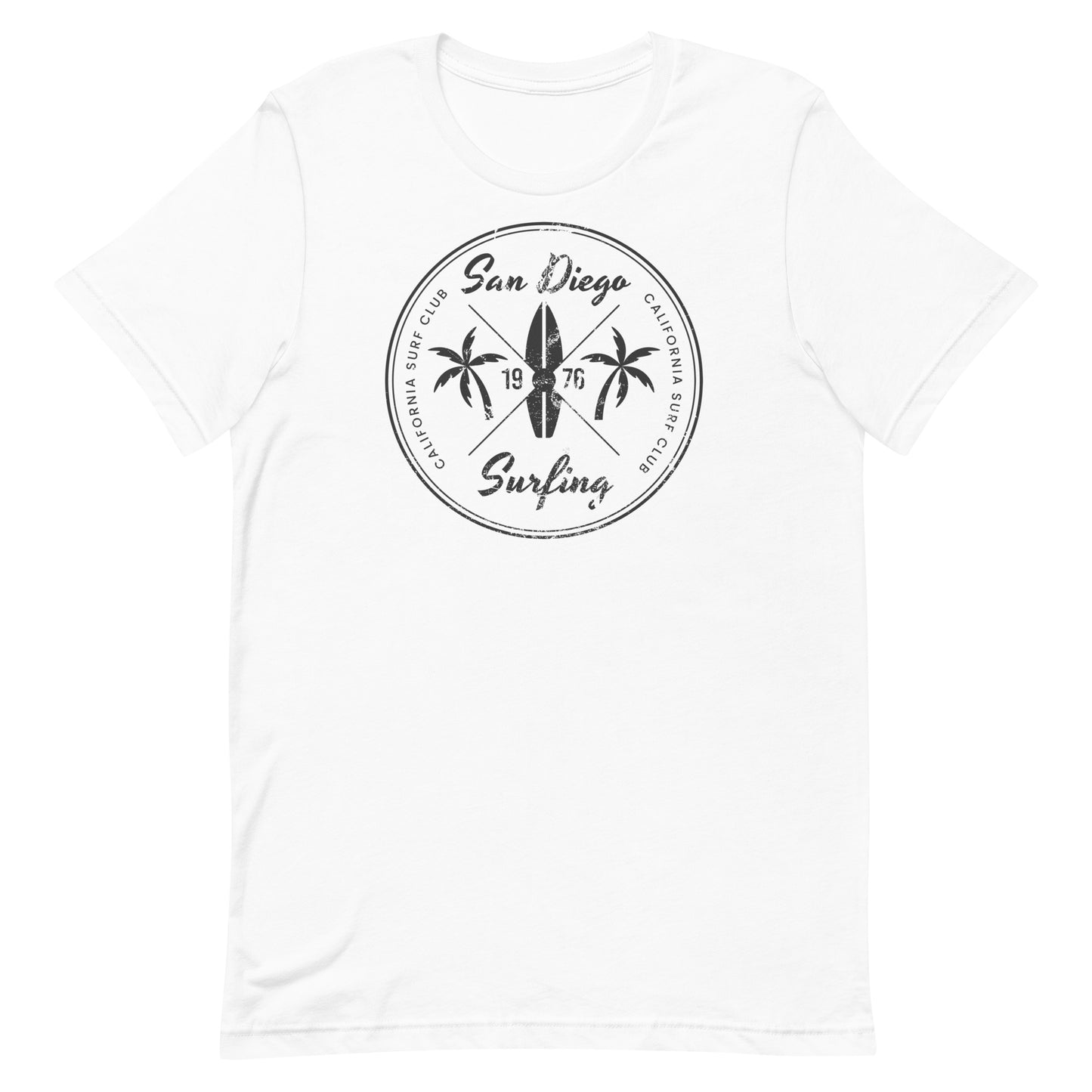 Vintage San Diego California Surfing Fan Surfer Unisex T-Shirt