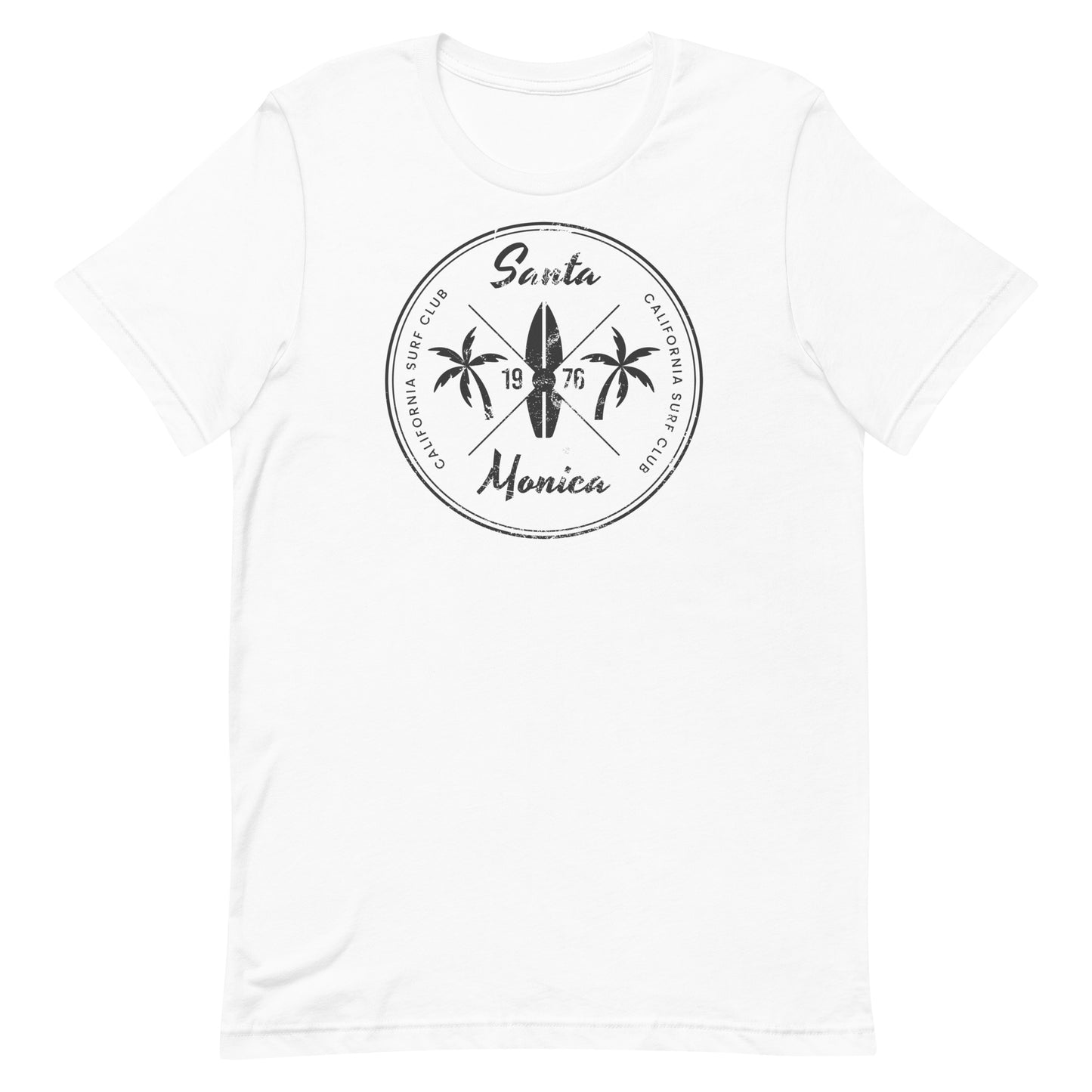 Vintage Santa Monica Surfing Fan California Surfer Unisex T-Shirt