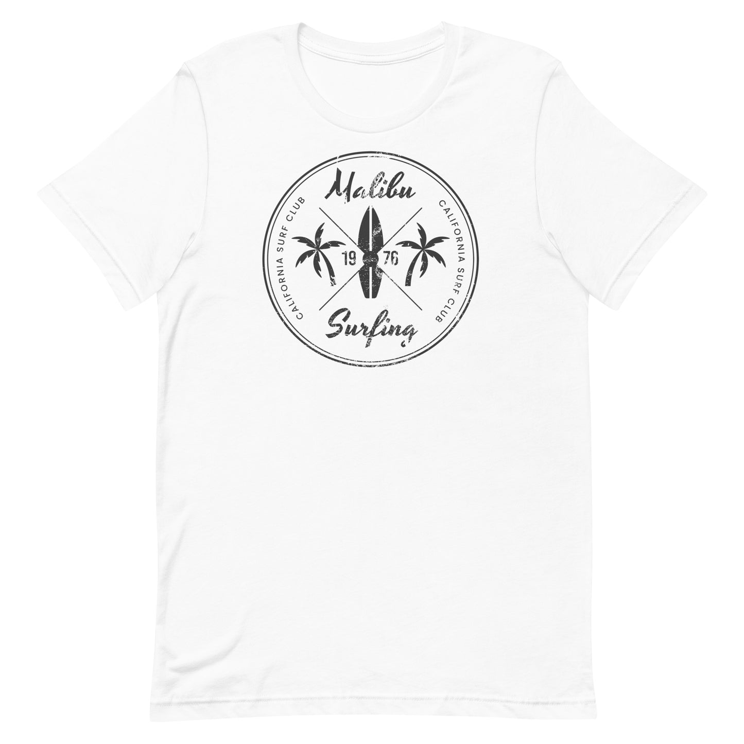 Vintage Malibu California Surfing Fan Surf Lover Surfer Unisex T-Shirt