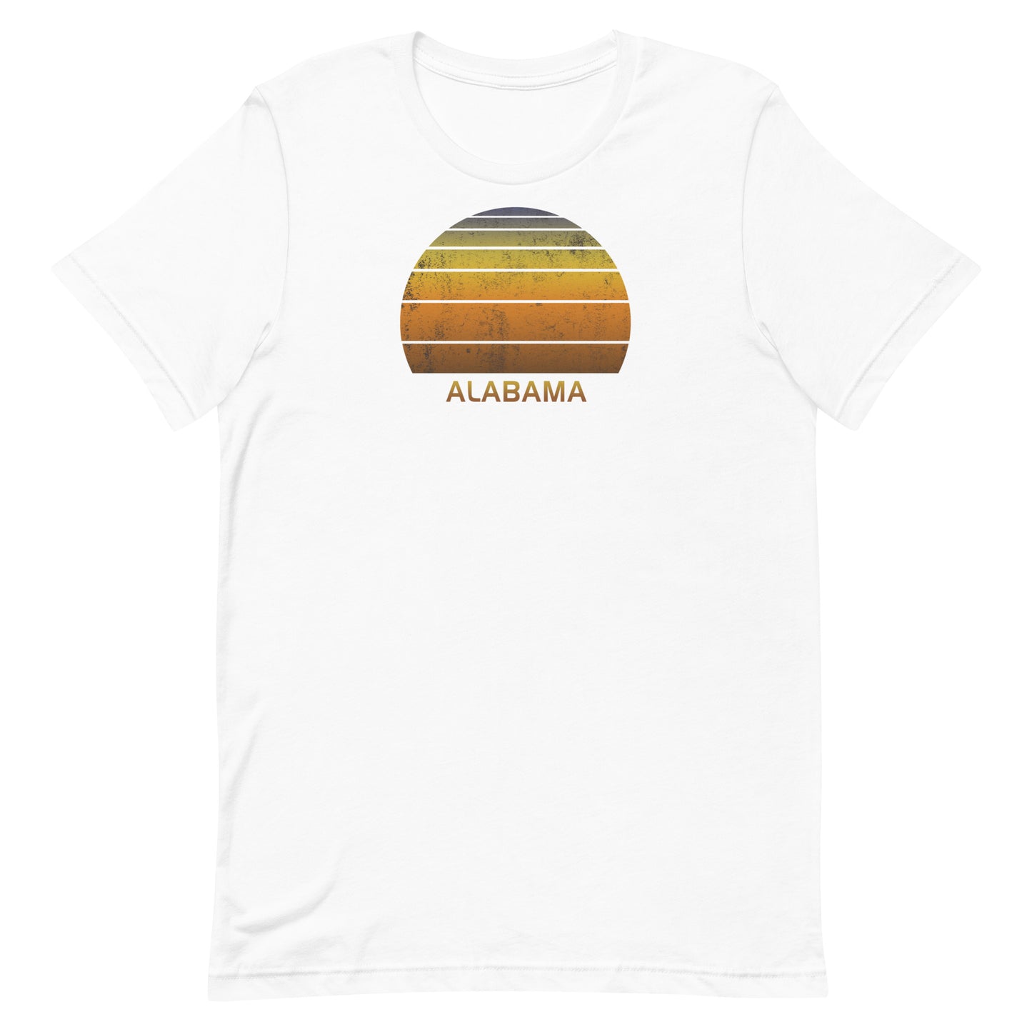 Retro Alabama Vintage Sunset Vacation Souvenir Unisex T-Shirt