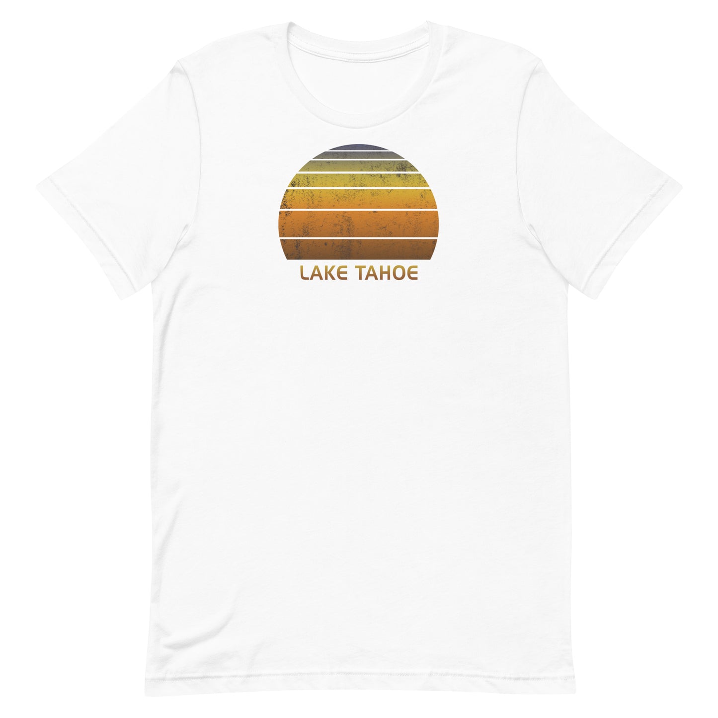 Retro Lake Tahoe California Vintage Sunset Vacation Souvenir Unisex T-Shirt