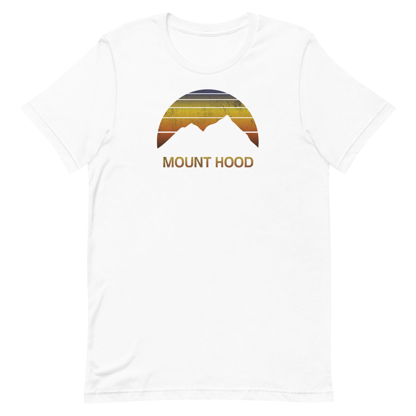 Retro Mount Hood Oregon Sunset Sunrise Ski Unisex T-Shirt