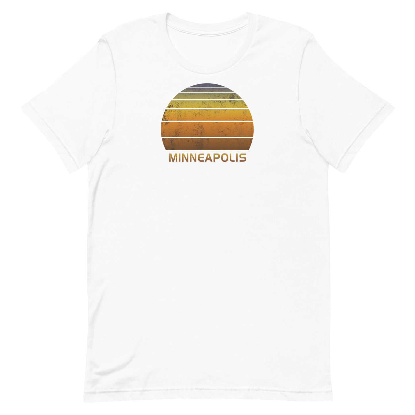 Retro Minneapolis Vintage Sunset Vacation Souvenir Unisex T-Shirt
