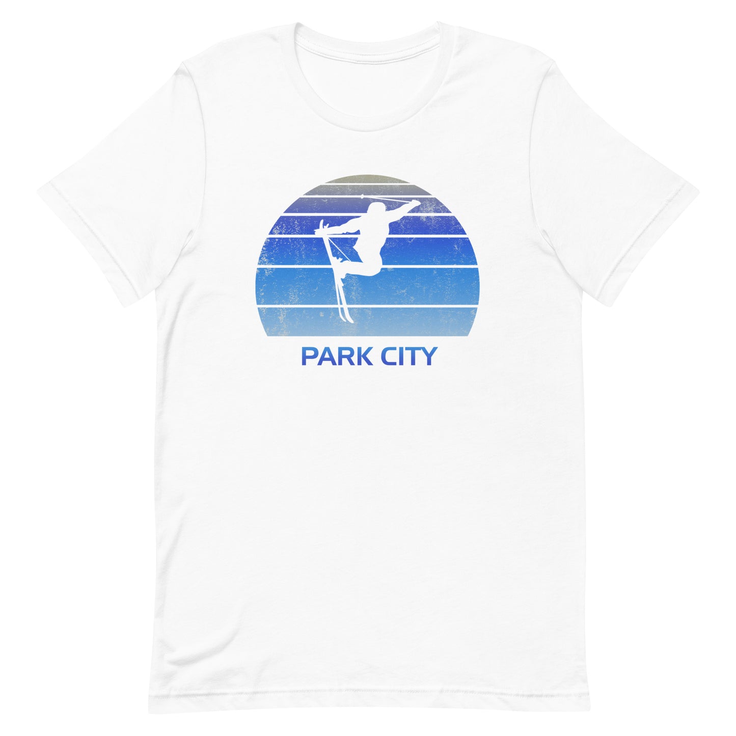 Retro Park City Utah Ski Fan Skier Skiing Vintage Cool Unisex T-Shirt