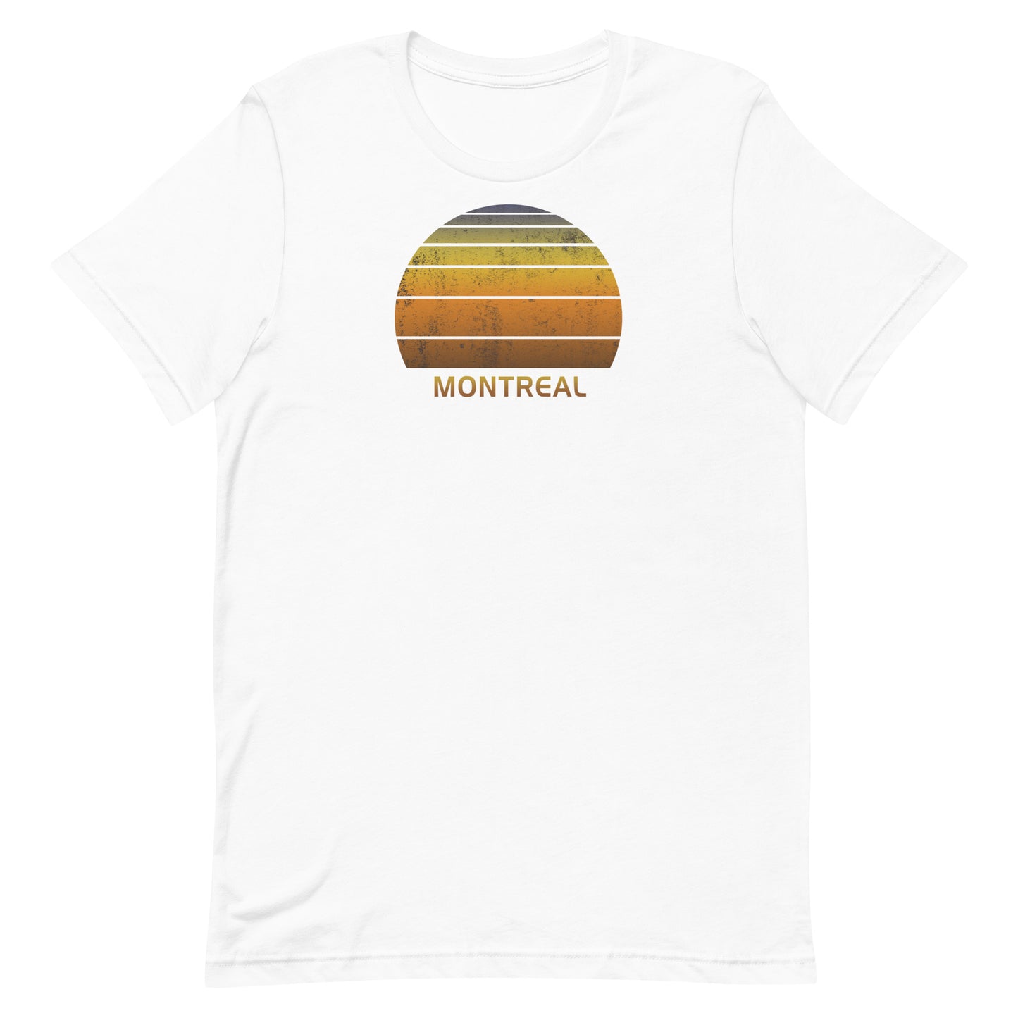 Retro Montreal Canada Vintage Sunset Vacation Souvenir Unisex T-Shirt