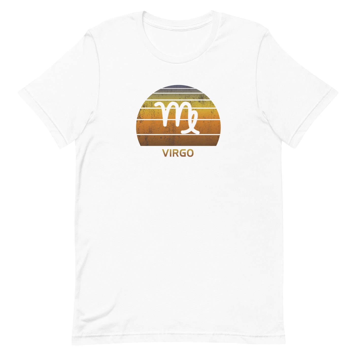 Virgo Zodiac Sign Birthday Gift Symbol Retro Unisex T-Shirt
