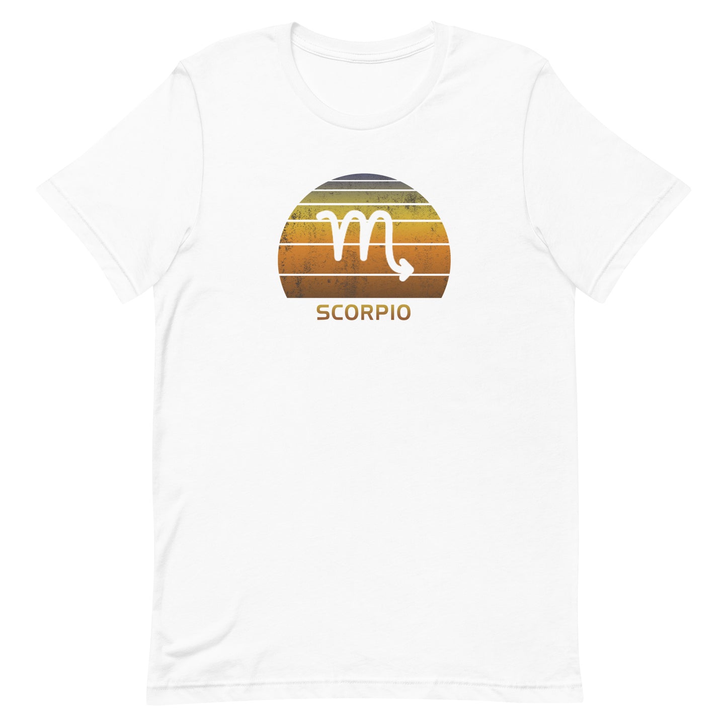 Scorpio Zodiac Sign Birthday Gift Symbol Retro Unisex T-Shirt