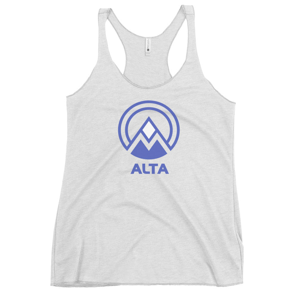 Alta Utah Ski Resort Vacation Souvenir Women's Racerback Tank Top