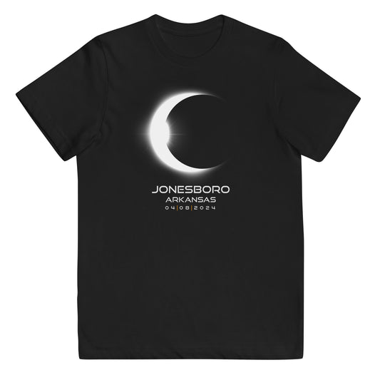 Jonesboro Arkansas 2024 Eclipse Souvenir Keepsake Youth Jersey T-Shirt